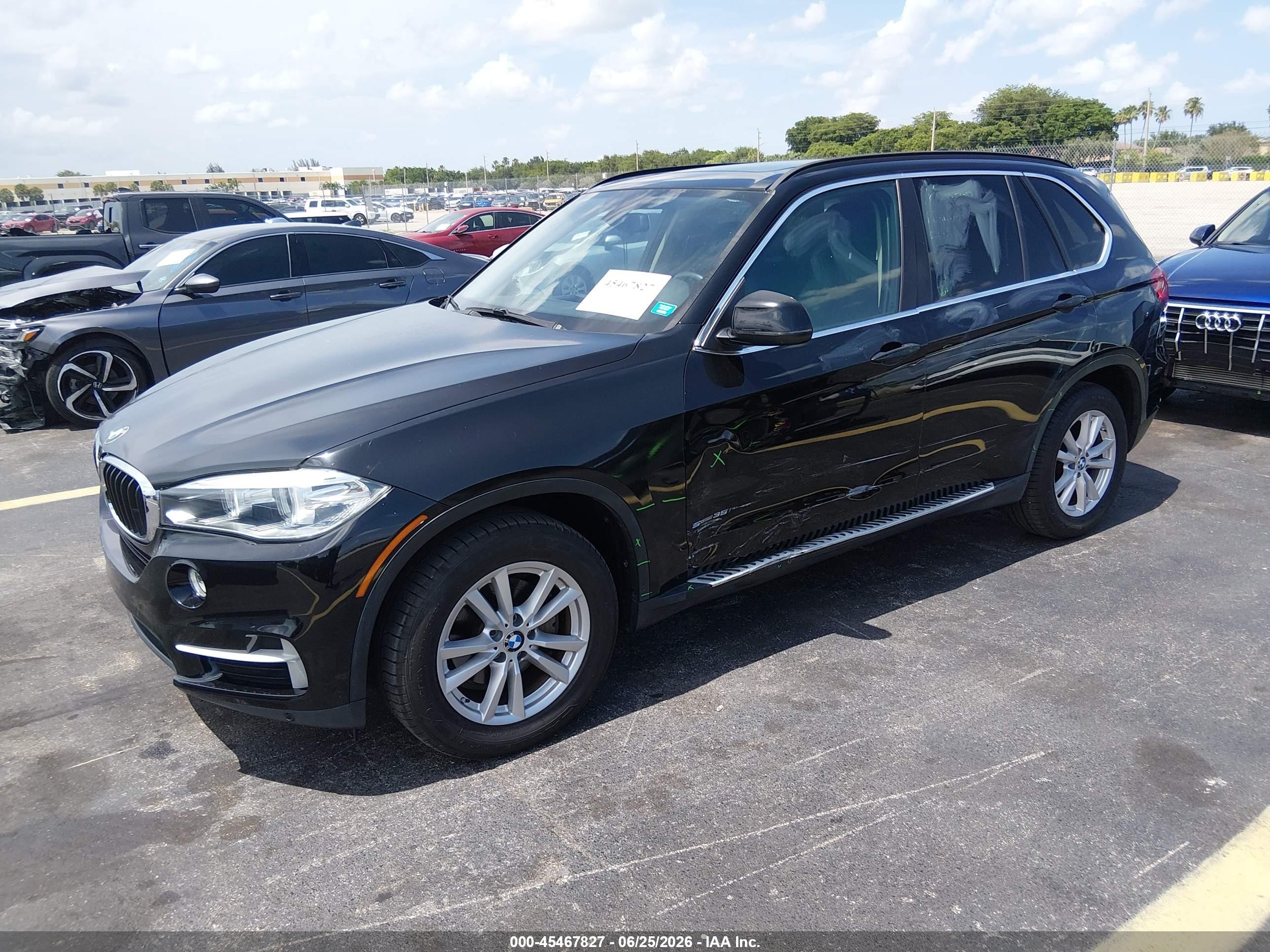 2014 Bmw X5 Sdrive35i Black vin: 5UXKR2C59E0H32671
