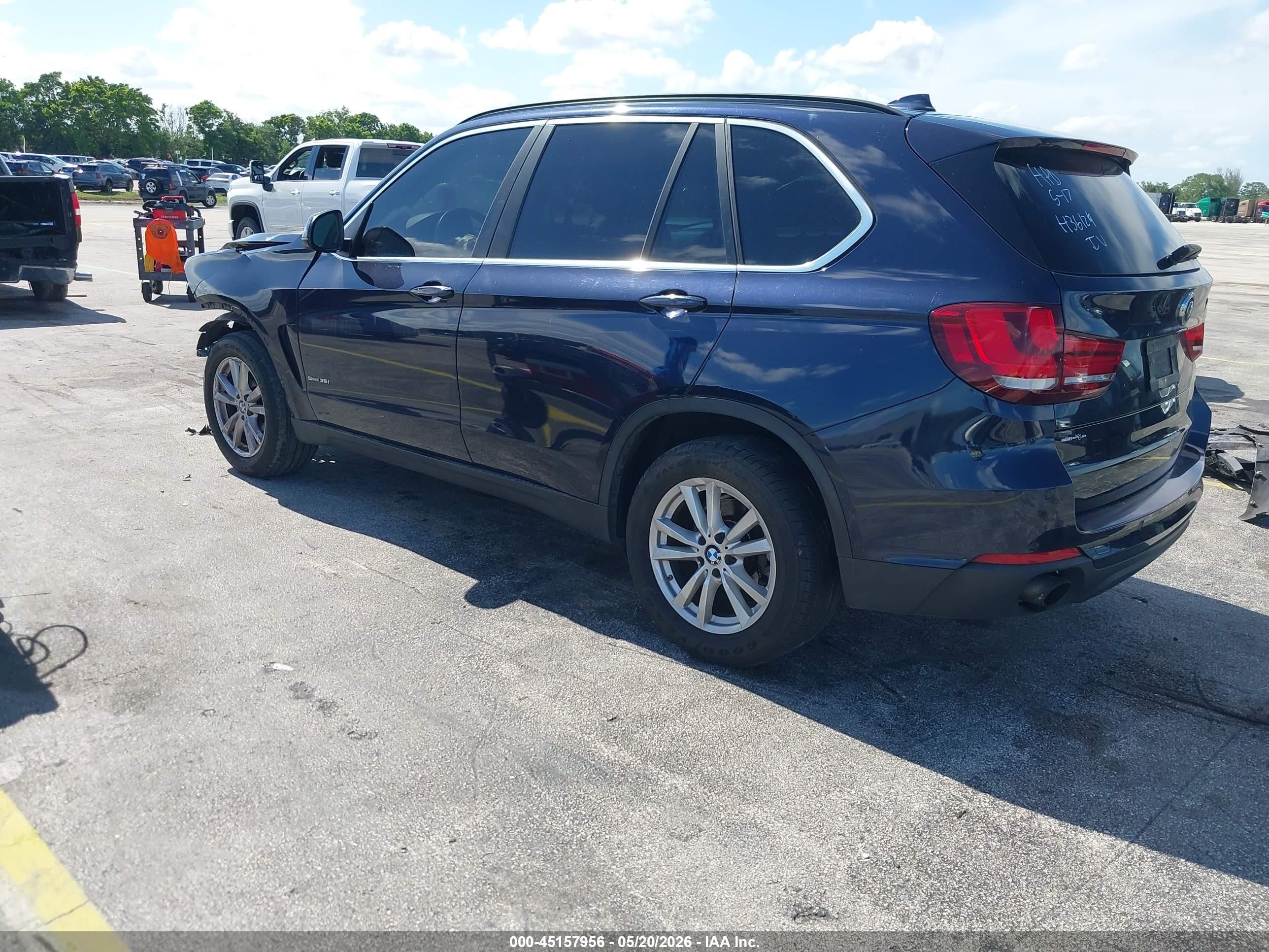 2015 Bmw X5 Sdrive35i Black vin: 5UXKR2C59F0H36124