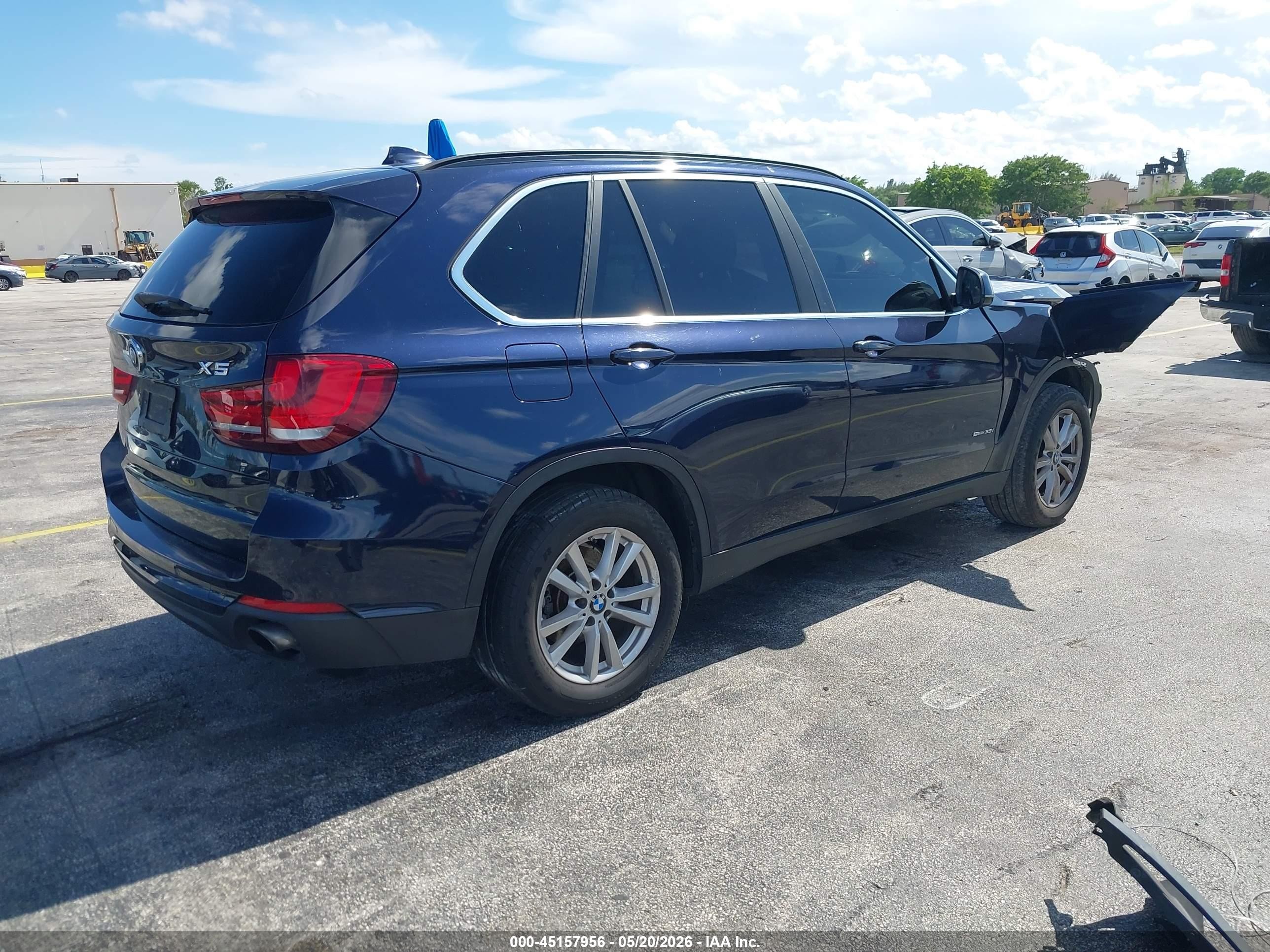 2015 Bmw X5 Sdrive35i Black vin: 5UXKR2C59F0H36124