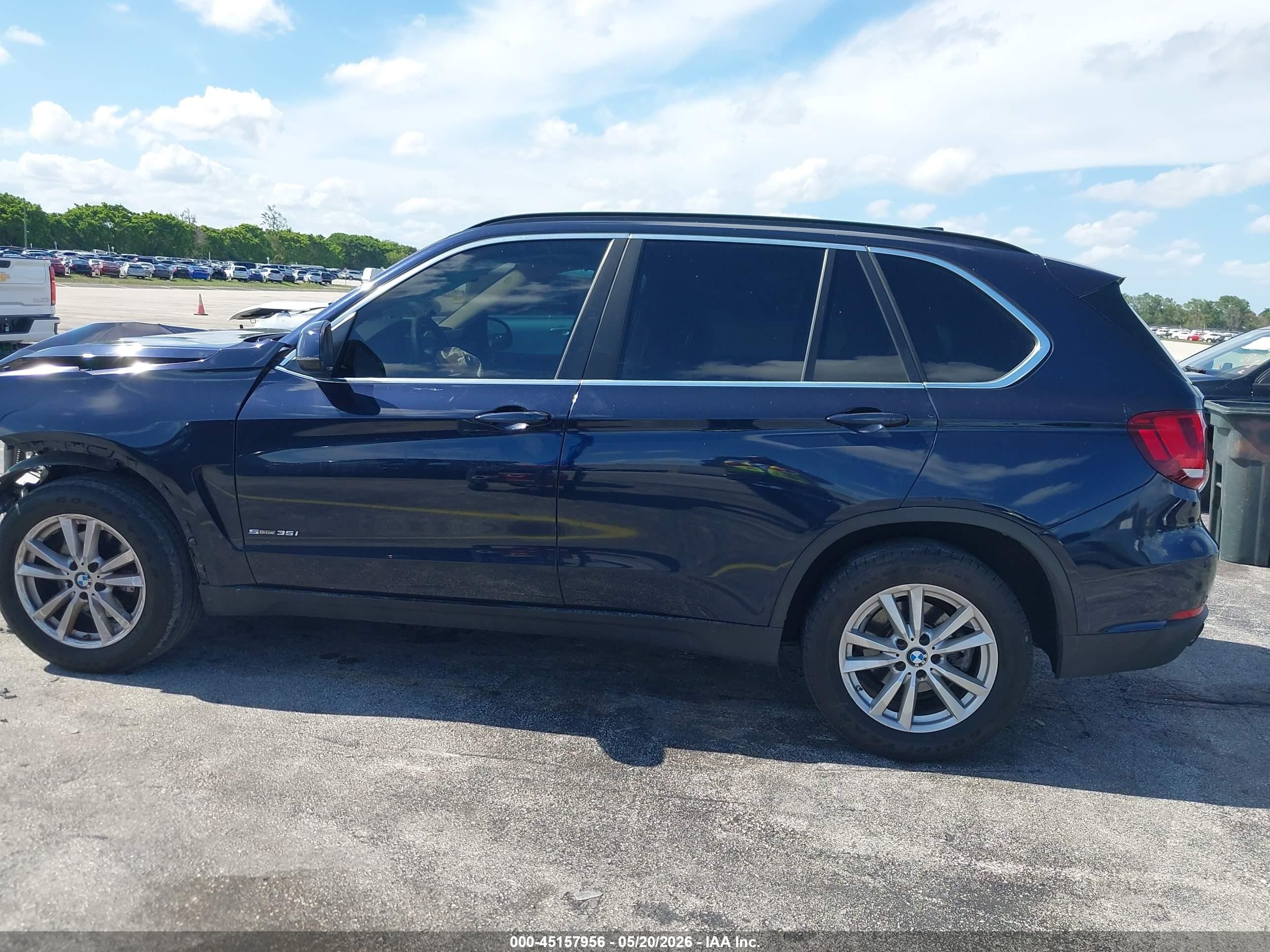 2015 Bmw X5 Sdrive35i Black vin: 5UXKR2C59F0H36124
