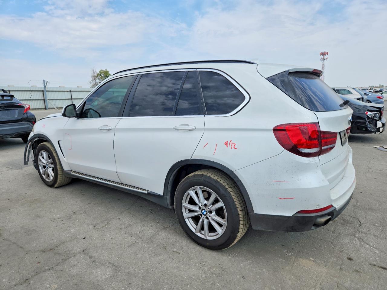2015 Bmw X5 Sdrive35i White vin: 5UXKR2C5XF0H39095