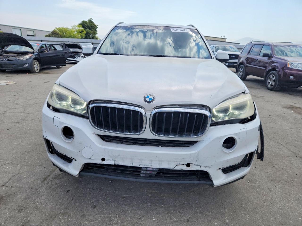 2015 Bmw X5 Sdrive35i White vin: 5UXKR2C5XF0H39095