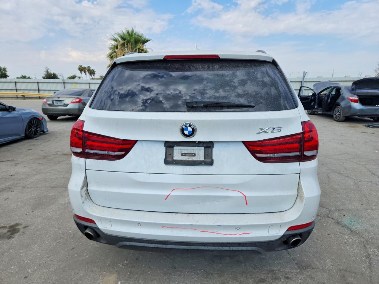 2015 Bmw X5 Sdrive35i White vin: 5UXKR2C5XF0H39095