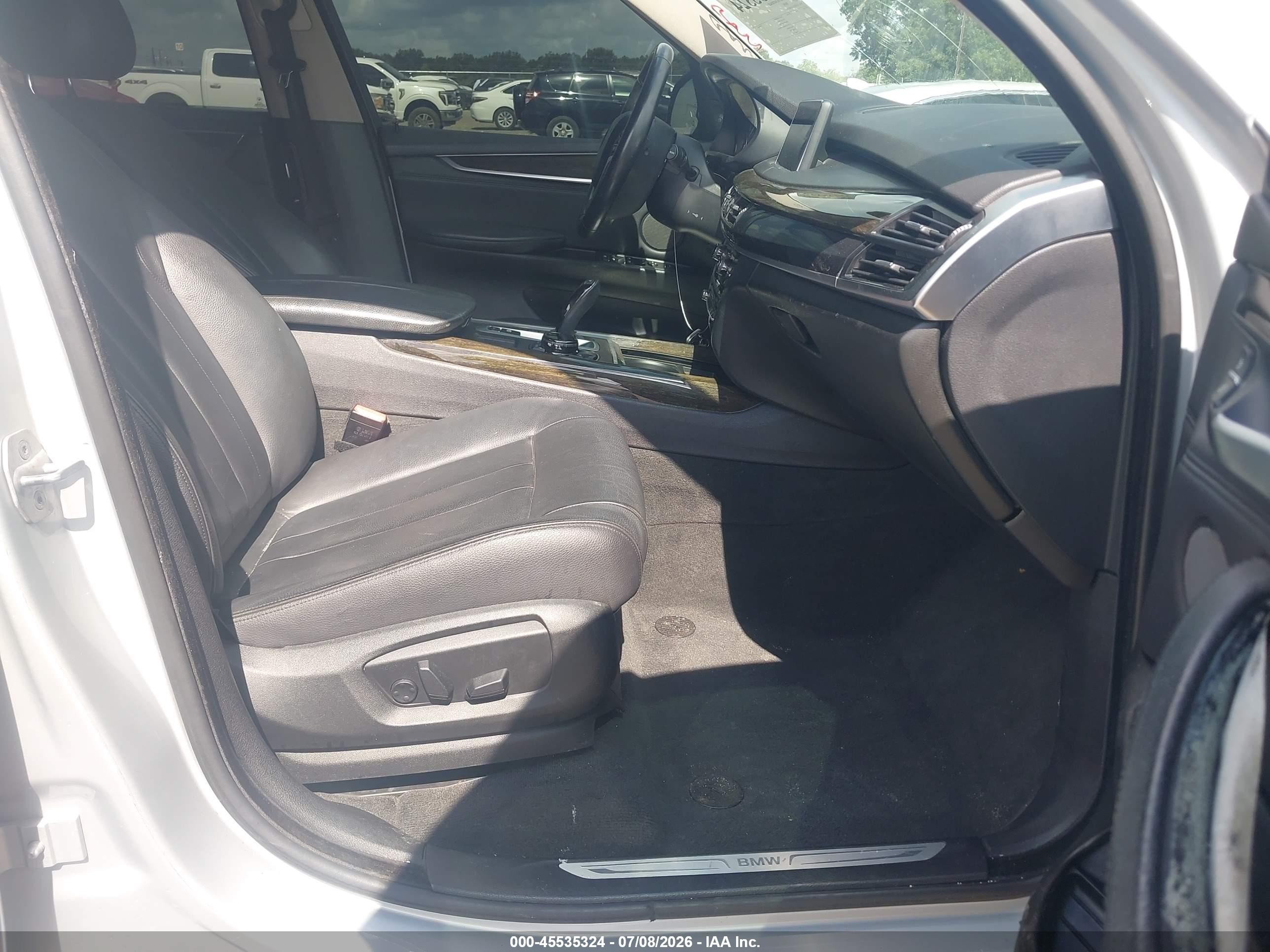 2015 Bmw X5 Sdrive35i Silver vin: 5UXKR2C5XF0H39355
