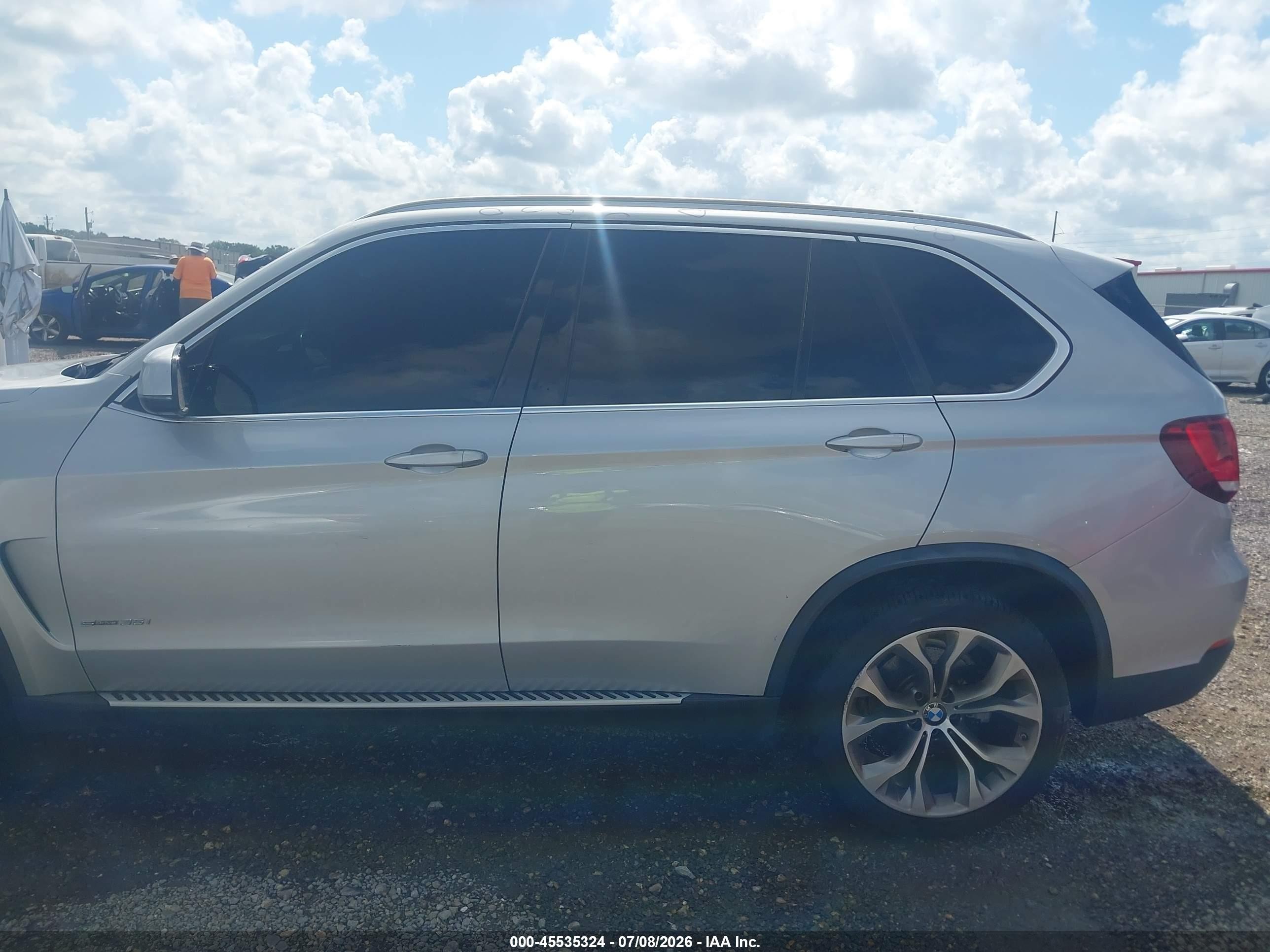 2015 Bmw X5 Sdrive35i Silver vin: 5UXKR2C5XF0H39355