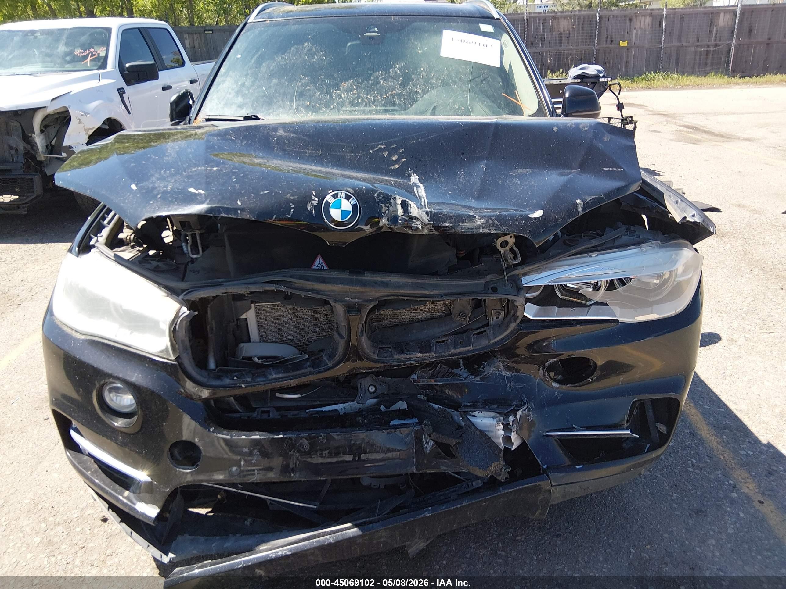 2015 Bmw X5 Xdrive50i Black vin: 5UXKR6C50F0J74134