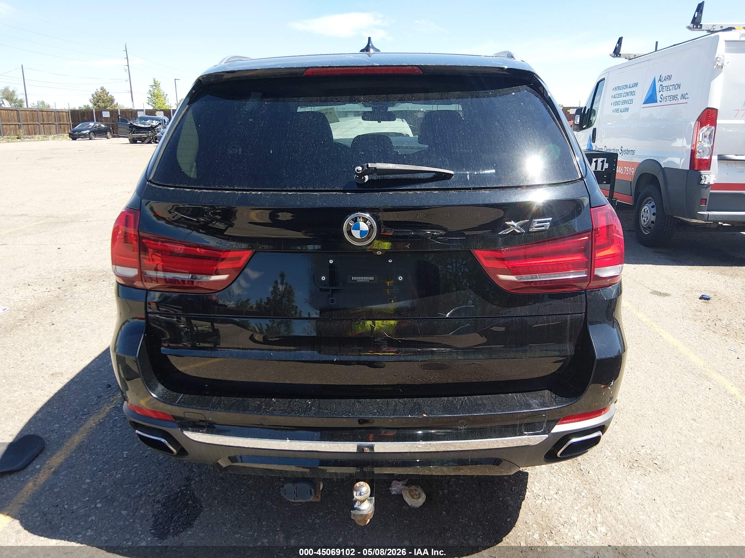2015 Bmw X5 Xdrive50i Black vin: 5UXKR6C50F0J74134