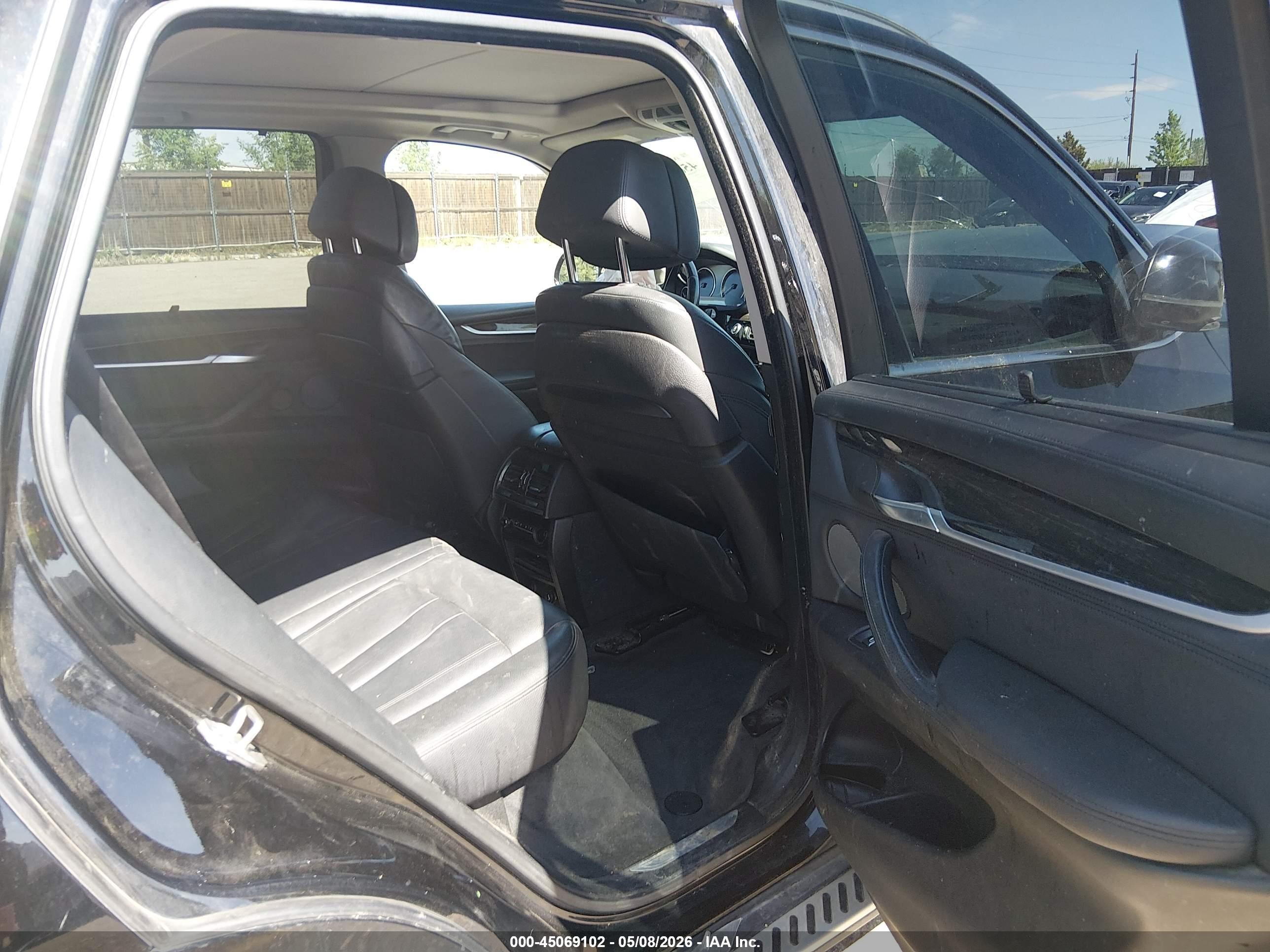 2015 Bmw X5 Xdrive50i Black vin: 5UXKR6C50F0J74134
