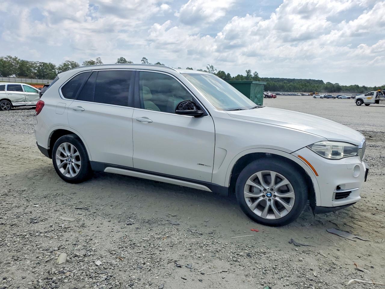 2015 Bmw X5 Xdrive50i Белый vin: 5UXKR6C50F0J77583