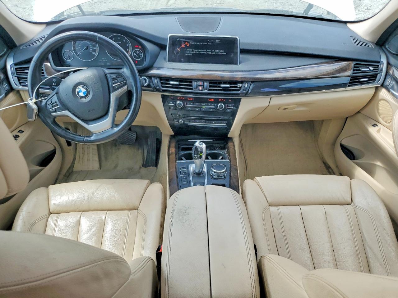 2015 Bmw X5 Xdrive50i Белый vin: 5UXKR6C50F0J77583
