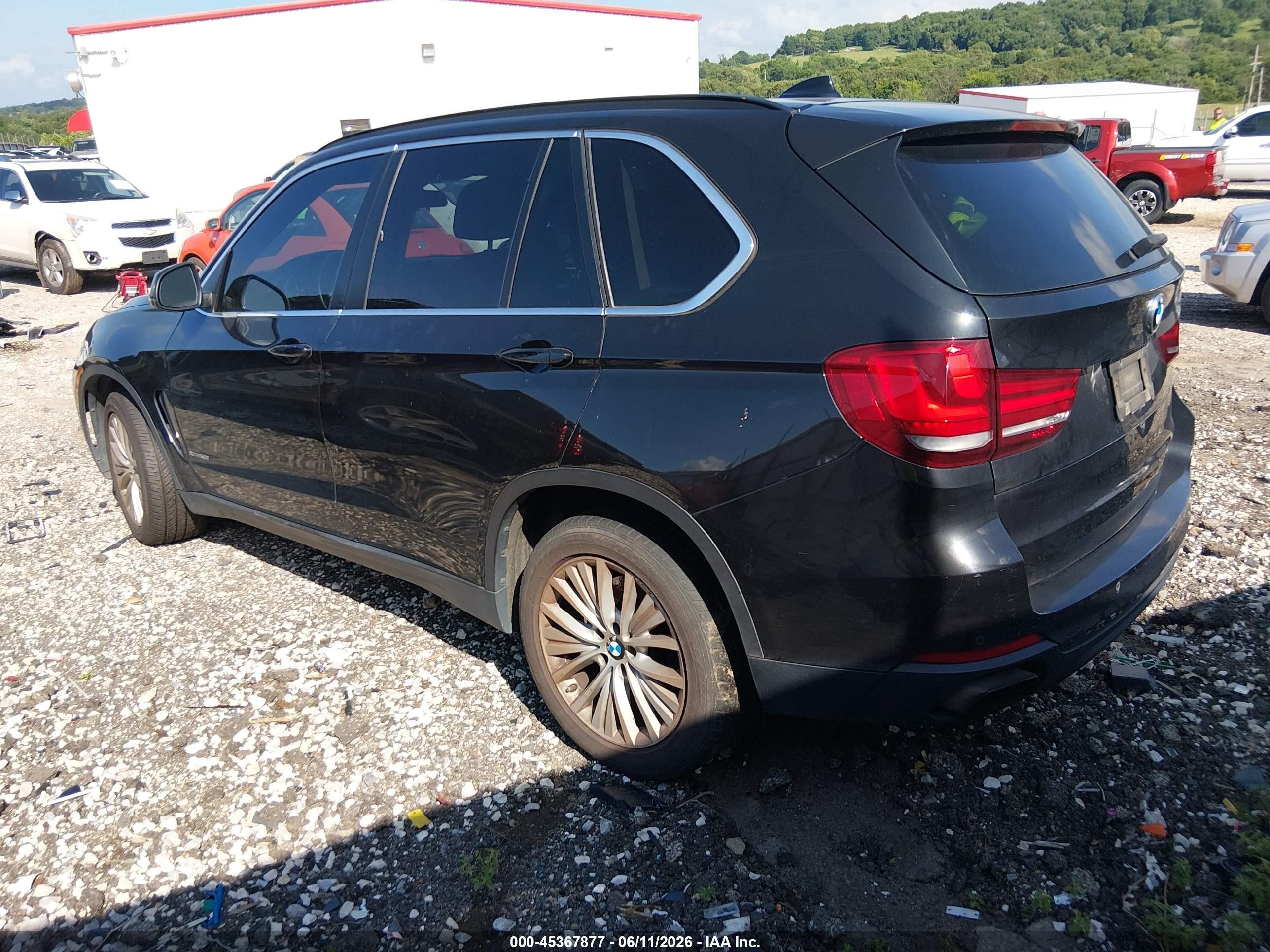 2015 Bmw X5 Xdrive50i Черный vin: 5UXKR6C50F0J78006