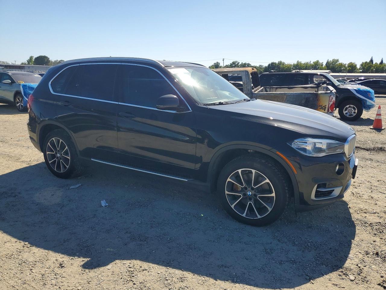 2015 Bmw X5 Xdrive50i Black vin: 5UXKR6C50F0J79415