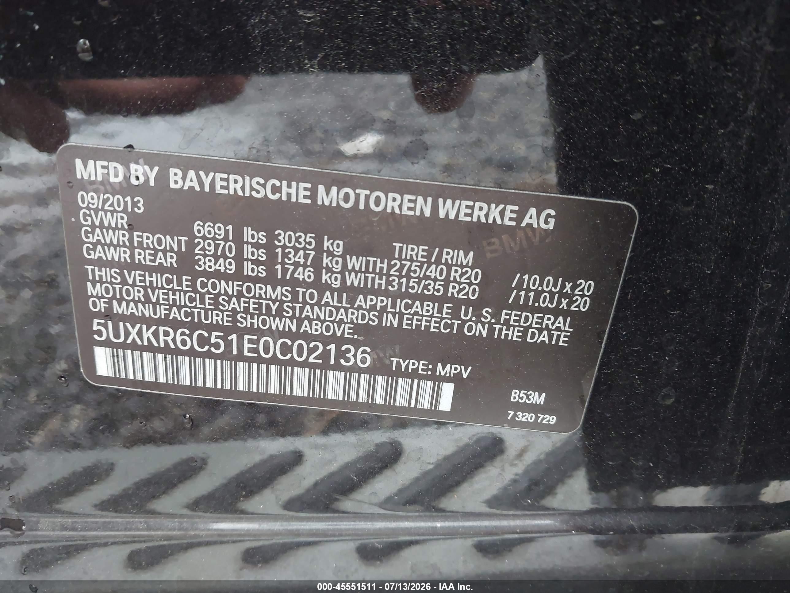 2014 Bmw X5 Xdrive50i Black vin: 5UXKR6C51E0C02136
