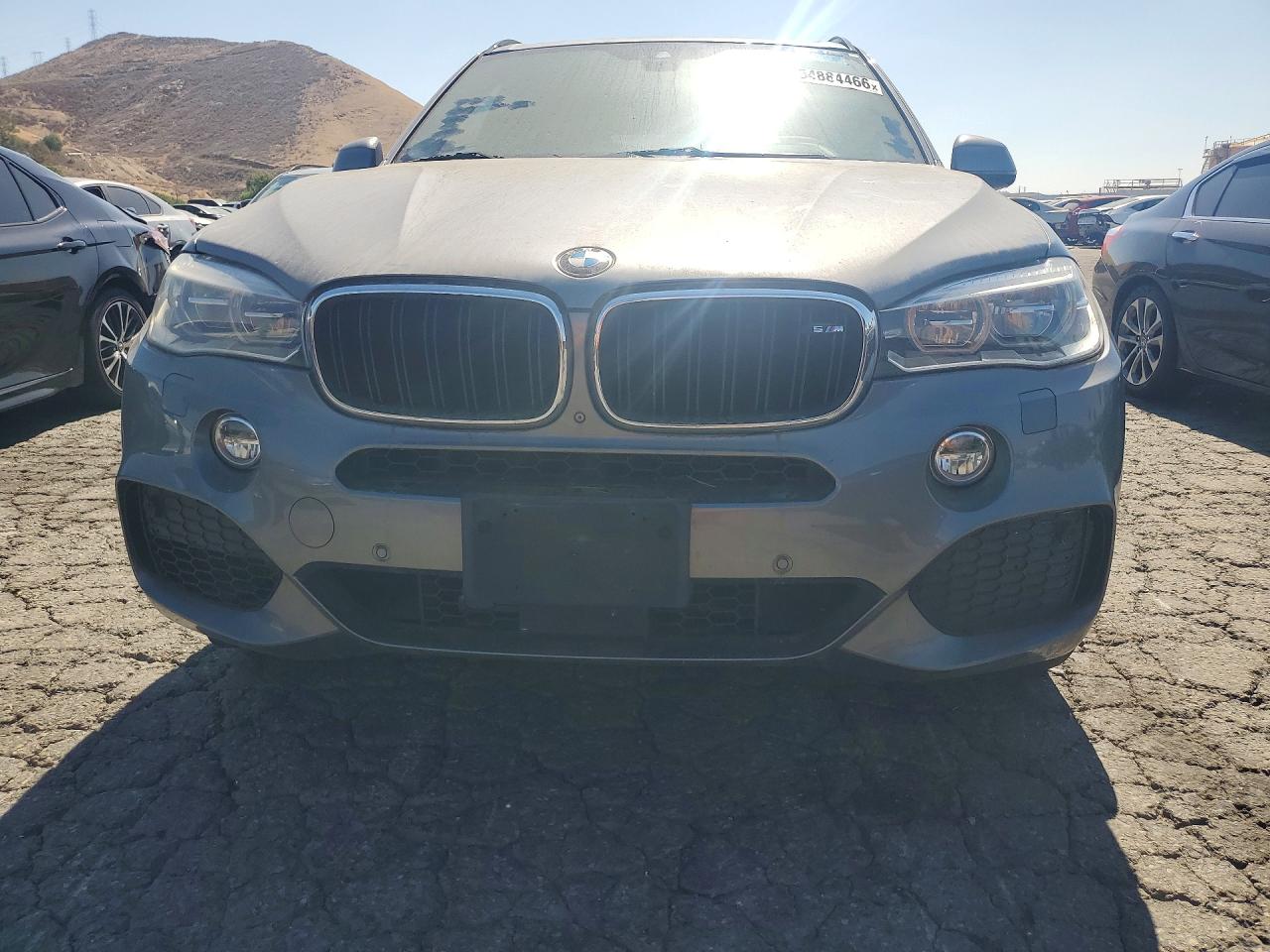 2015 Bmw X5 Xdrive50i Gray vin: 5UXKR6C51F0J75373