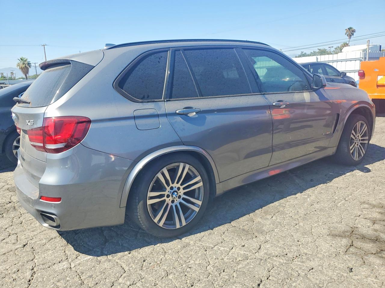 2015 Bmw X5 Xdrive50i Gray vin: 5UXKR6C51F0J75373