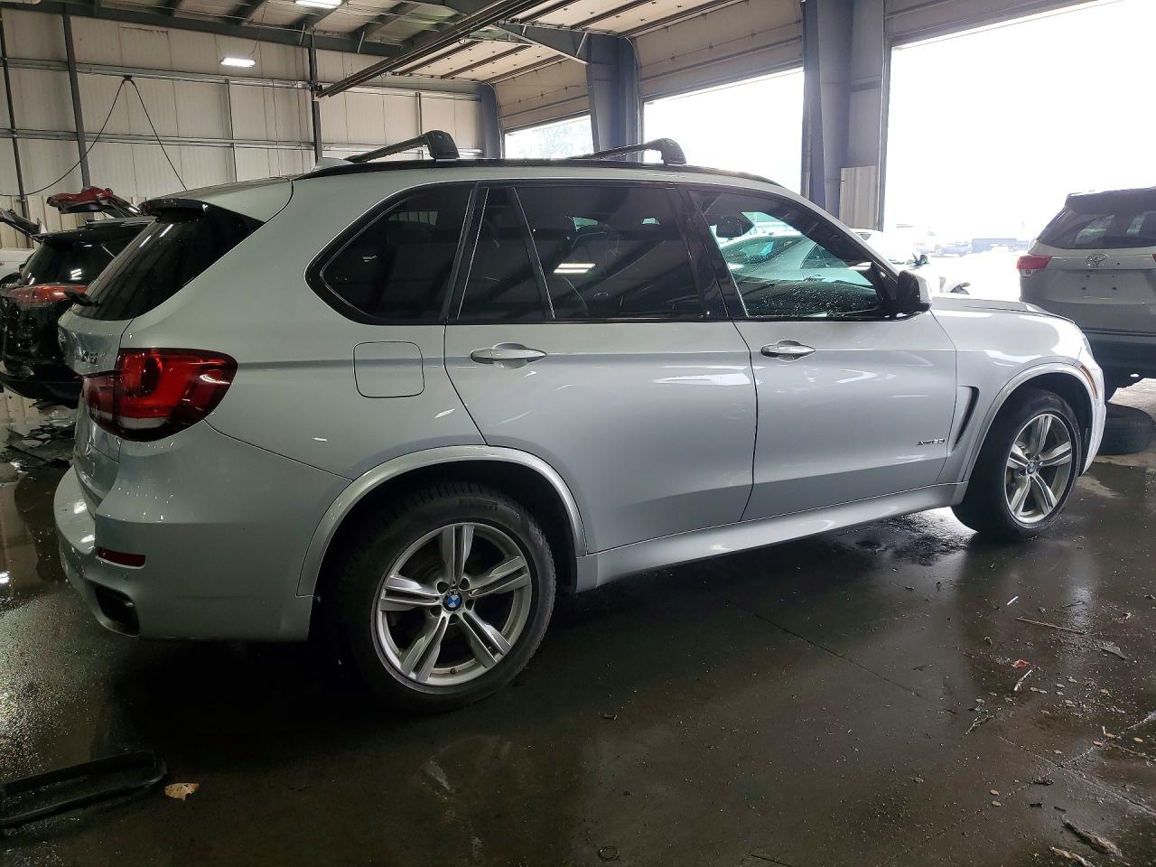 2015 Bmw X5 Xdrive50i Silver vin: 5UXKR6C52F0J75592