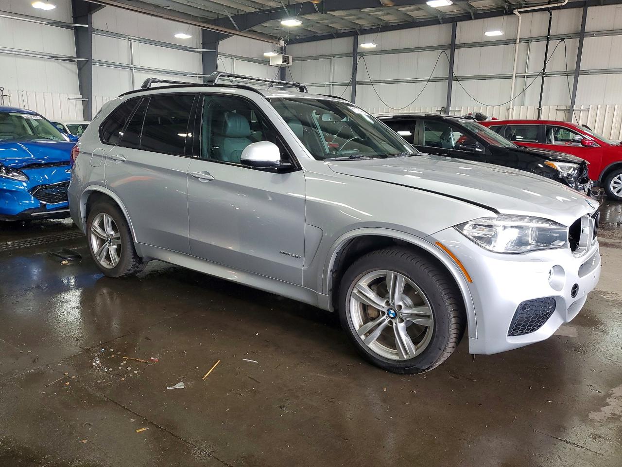 2015 Bmw X5 Xdrive50i Silver vin: 5UXKR6C52F0J75592