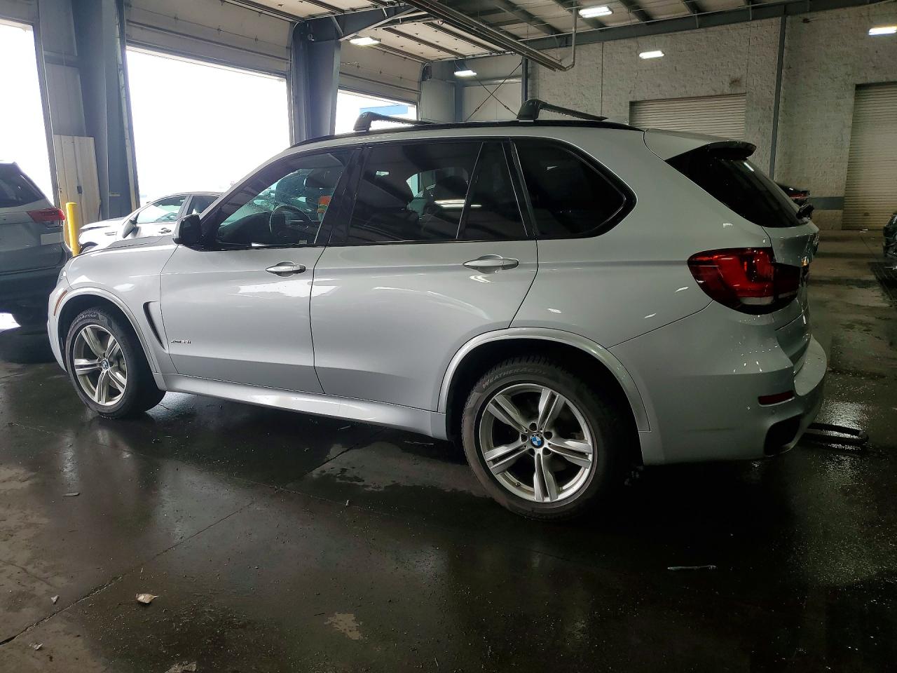 2015 Bmw X5 Xdrive50i Silver vin: 5UXKR6C52F0J75592