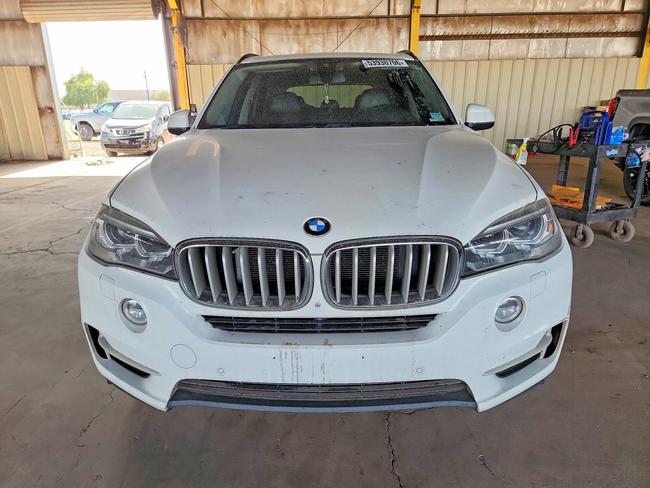 2015 Bmw X5 Xdrive50i White vin: 5UXKR6C52F0J76273