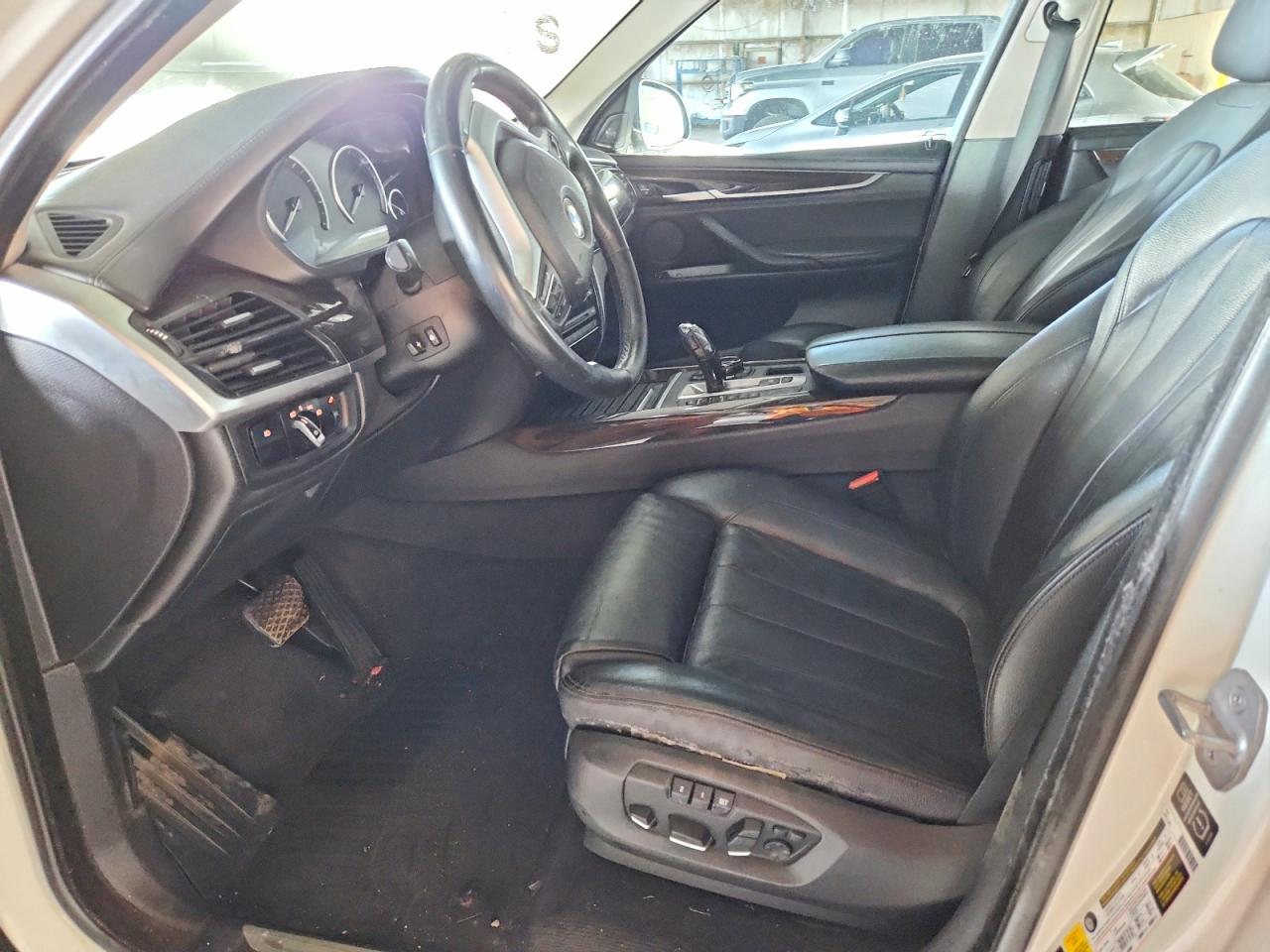 2015 Bmw X5 Xdrive50i White vin: 5UXKR6C52F0J76273