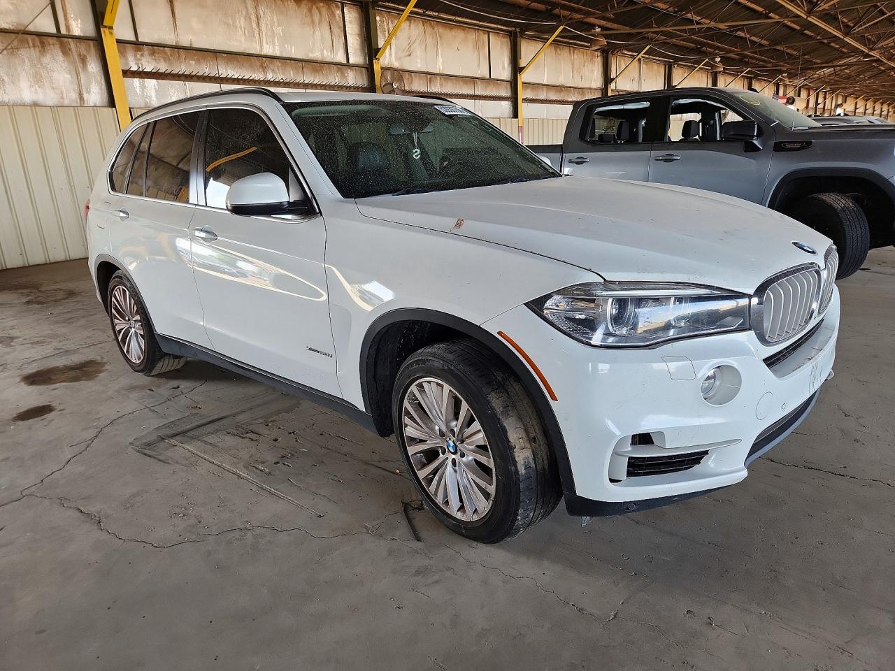 2015 Bmw X5 Xdrive50i White vin: 5UXKR6C52F0J76273