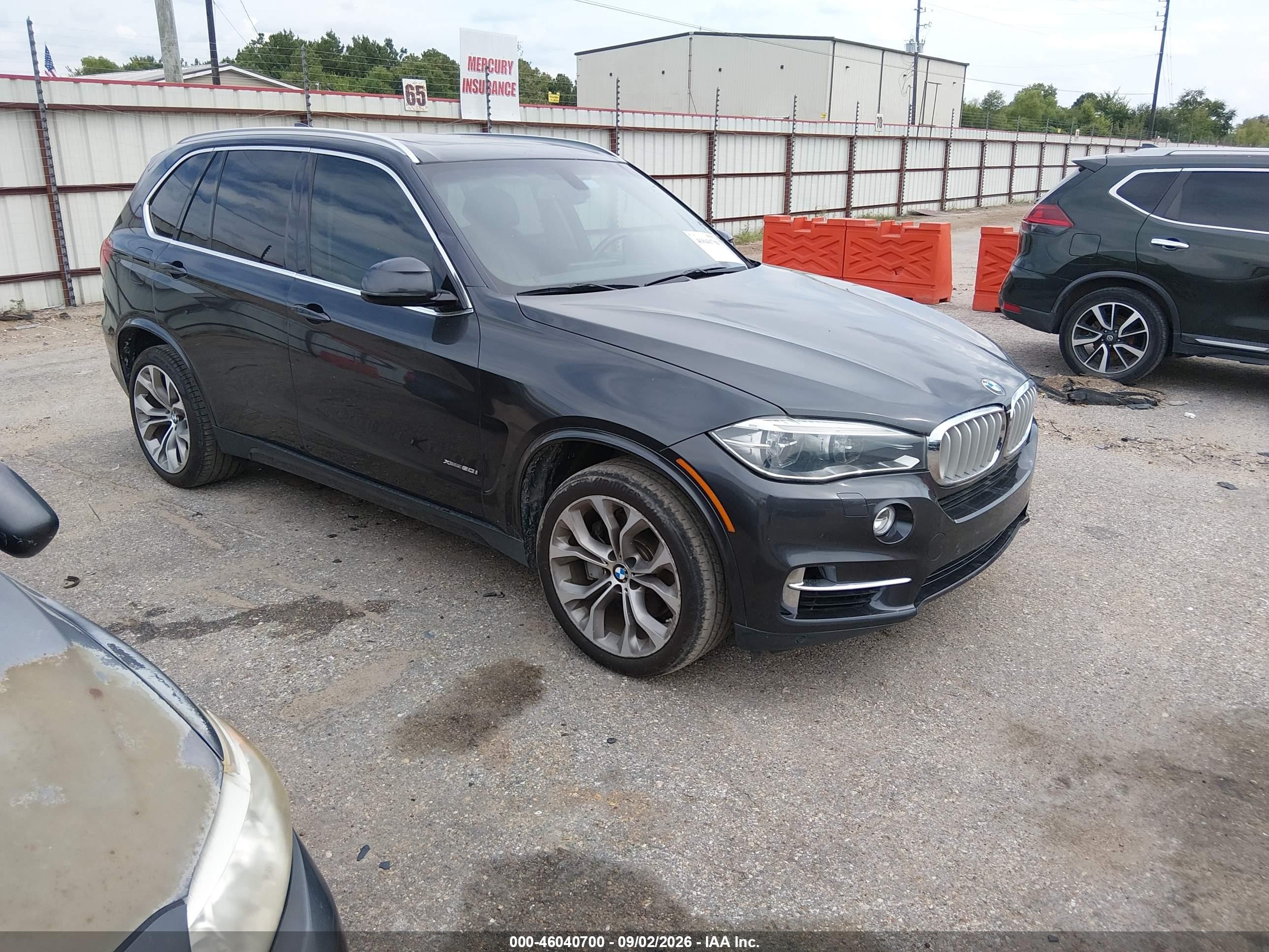 2015 Bmw X5 Xdrive50i Gray vin: 5UXKR6C52F0J77164