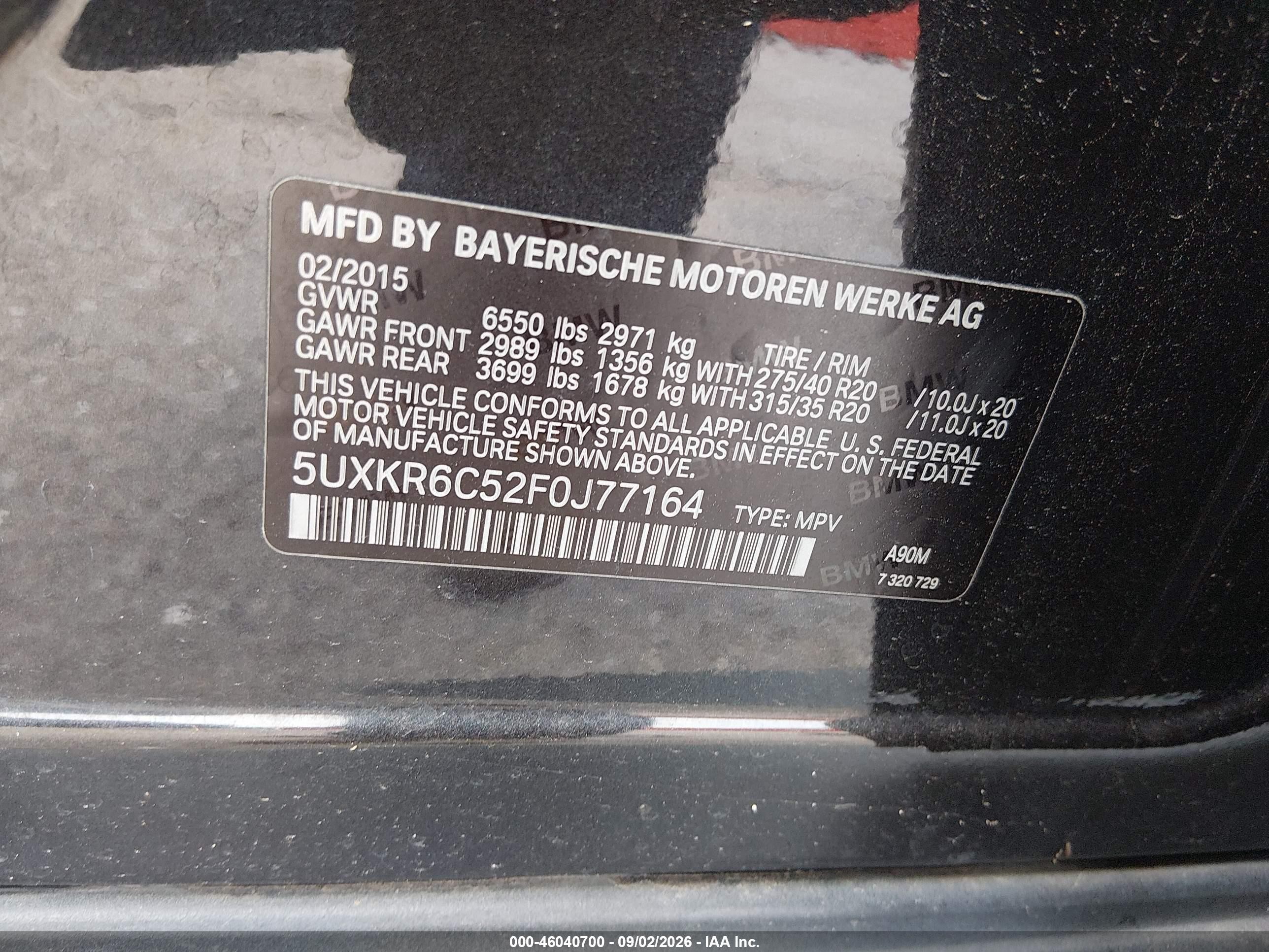 2015 Bmw X5 Xdrive50i Gray vin: 5UXKR6C52F0J77164