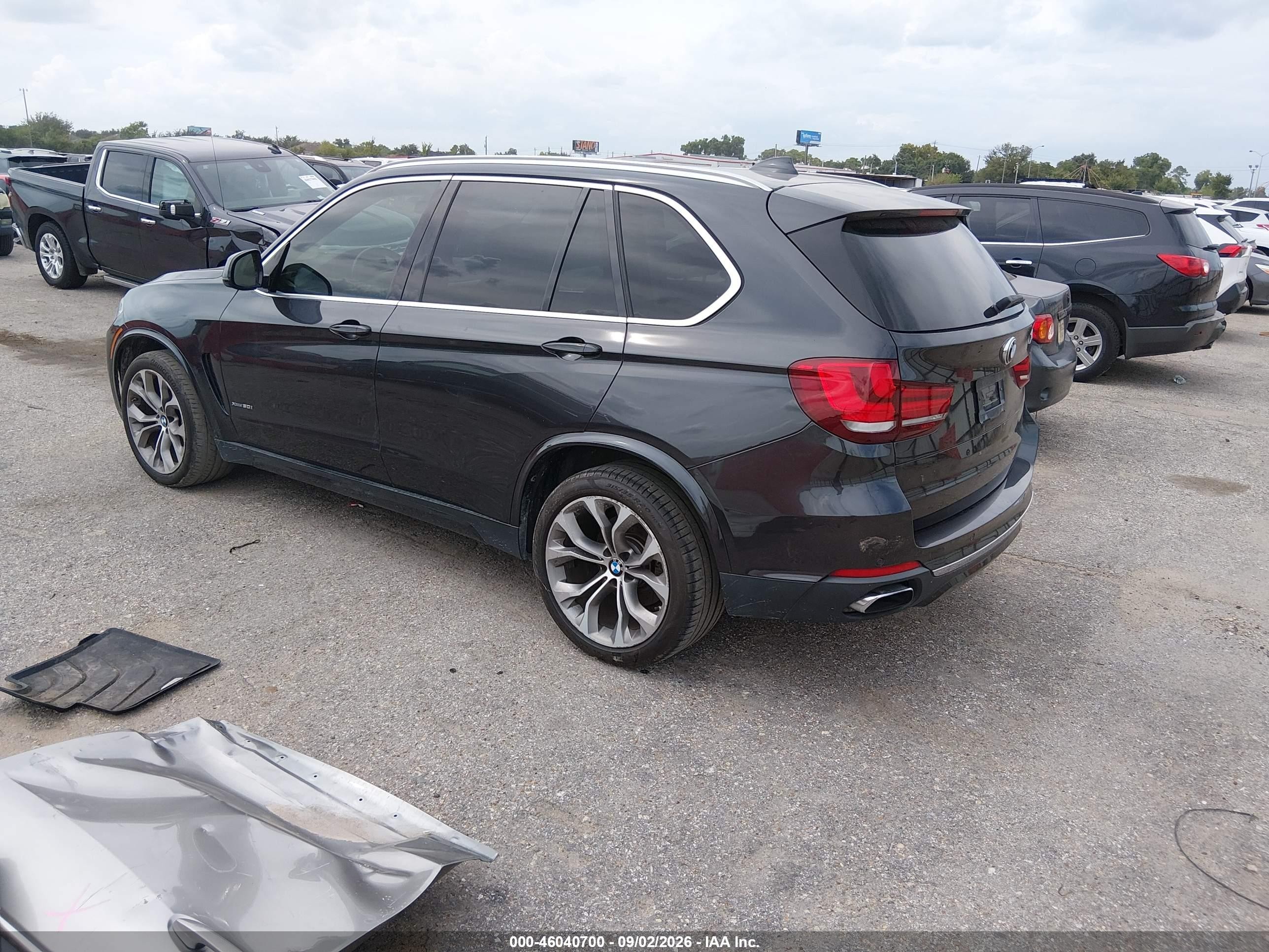 2015 Bmw X5 Xdrive50i Gray vin: 5UXKR6C52F0J77164