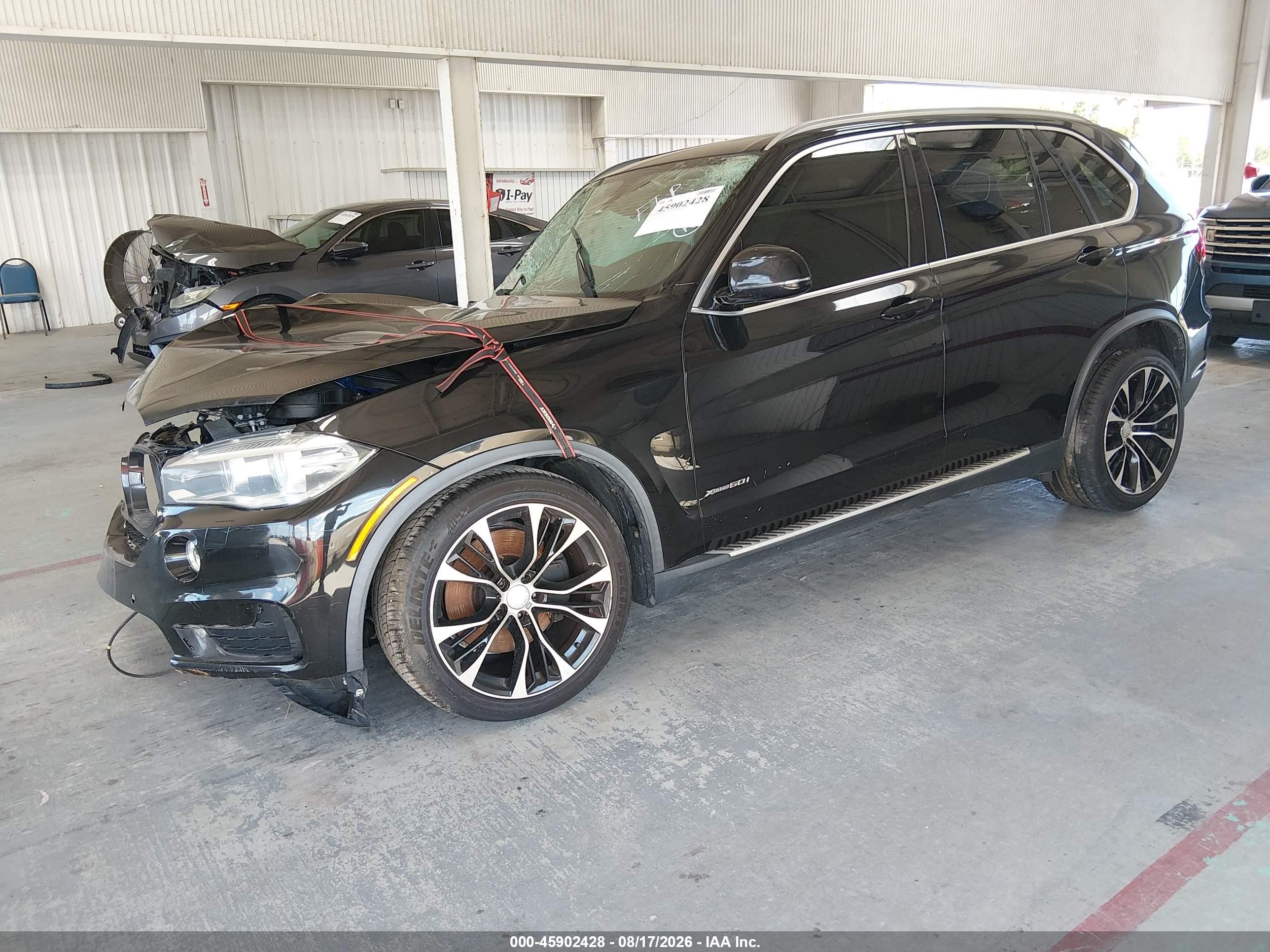 2015 Bmw X5 Xdrive50i Black vin: 5UXKR6C52F0J77598