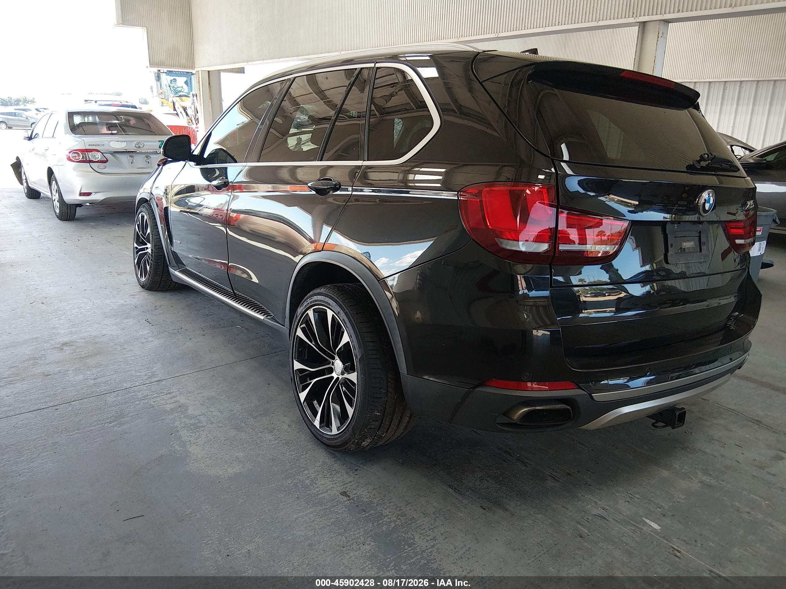 2015 Bmw X5 Xdrive50i Black vin: 5UXKR6C52F0J77598