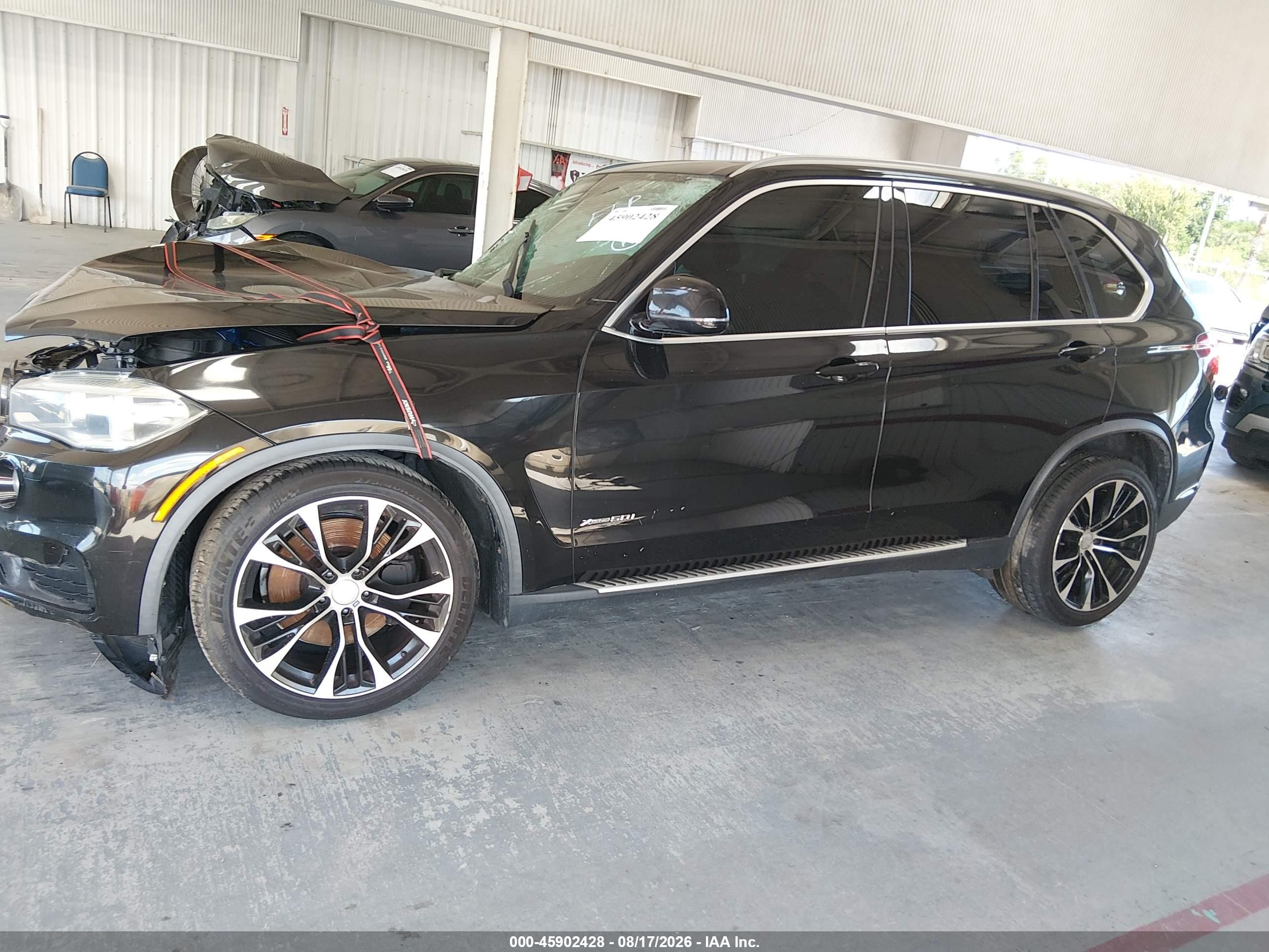 2015 Bmw X5 Xdrive50i Black vin: 5UXKR6C52F0J77598