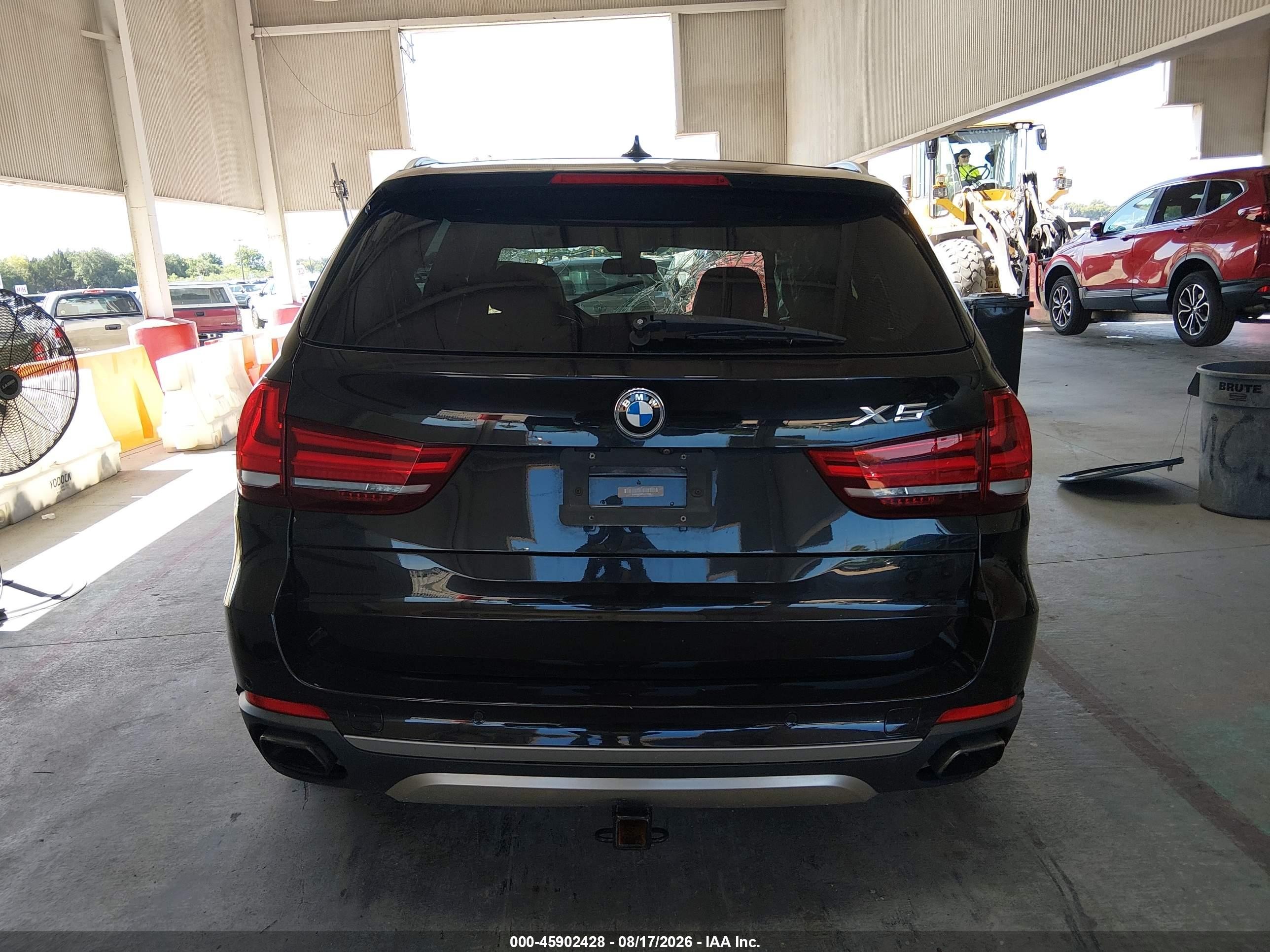 2015 Bmw X5 Xdrive50i Black vin: 5UXKR6C52F0J77598