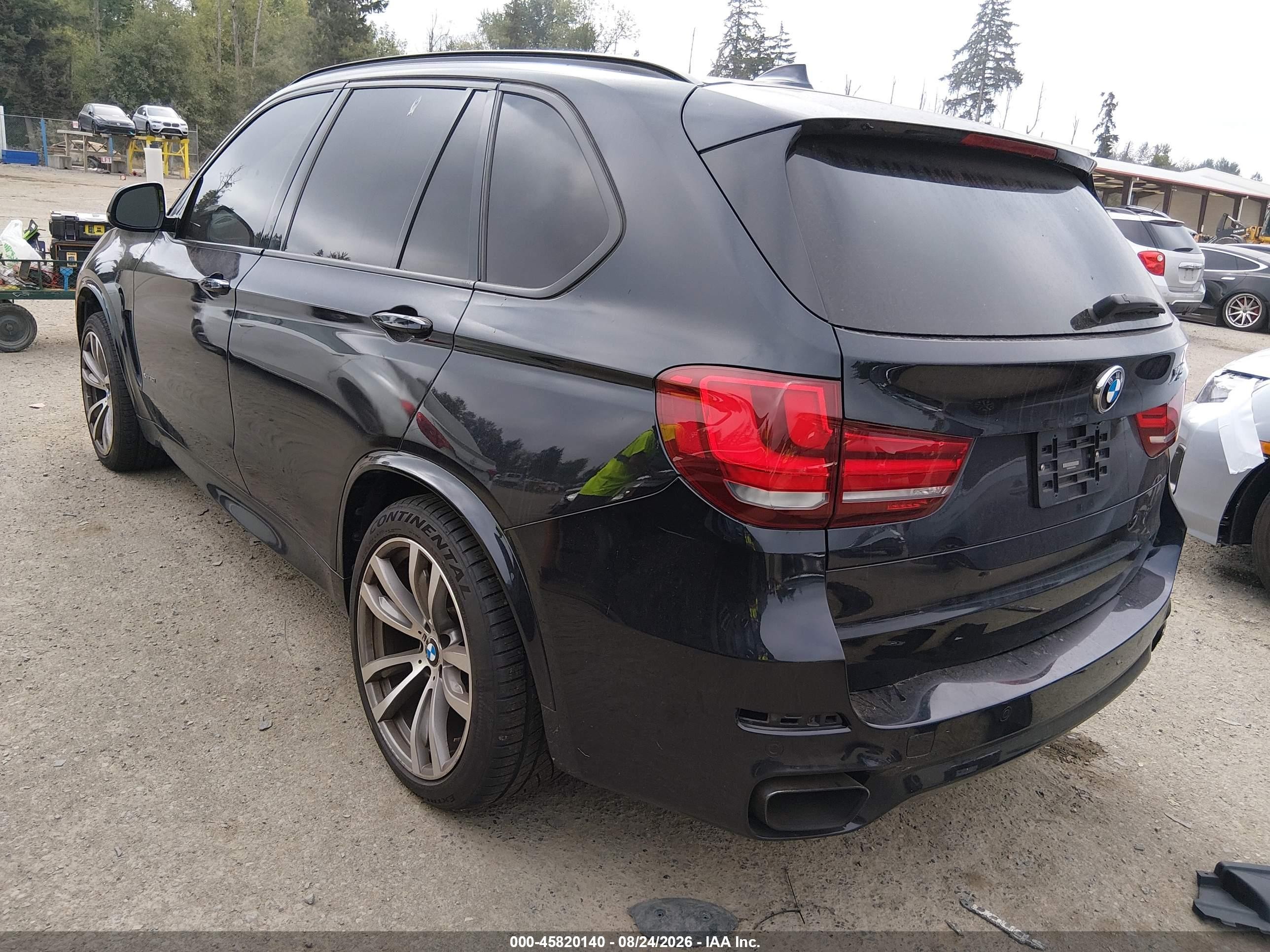2014 Bmw X5 Xdrive50i Black vin: 5UXKR6C53E0C02624