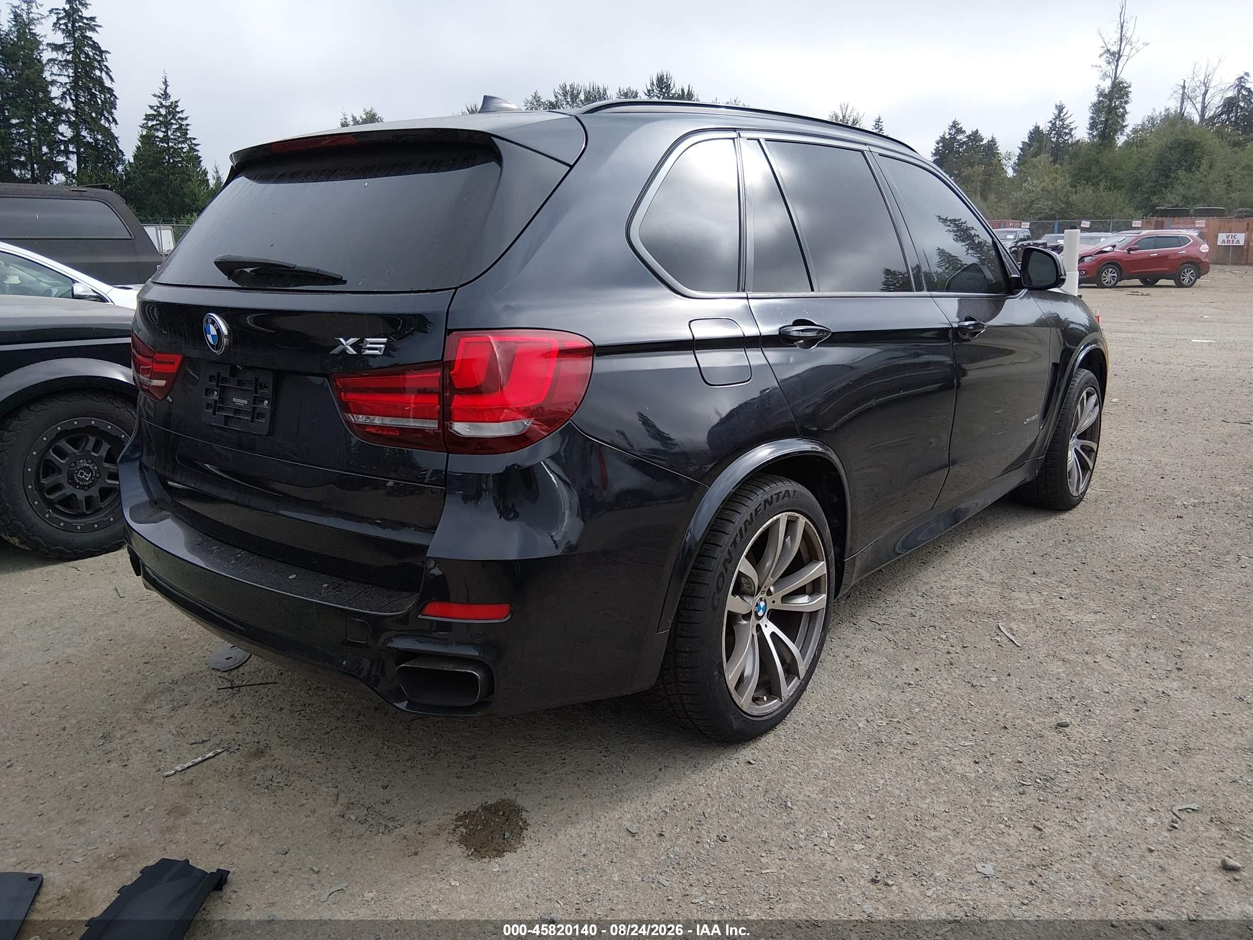 2014 Bmw X5 Xdrive50i Black vin: 5UXKR6C53E0C02624