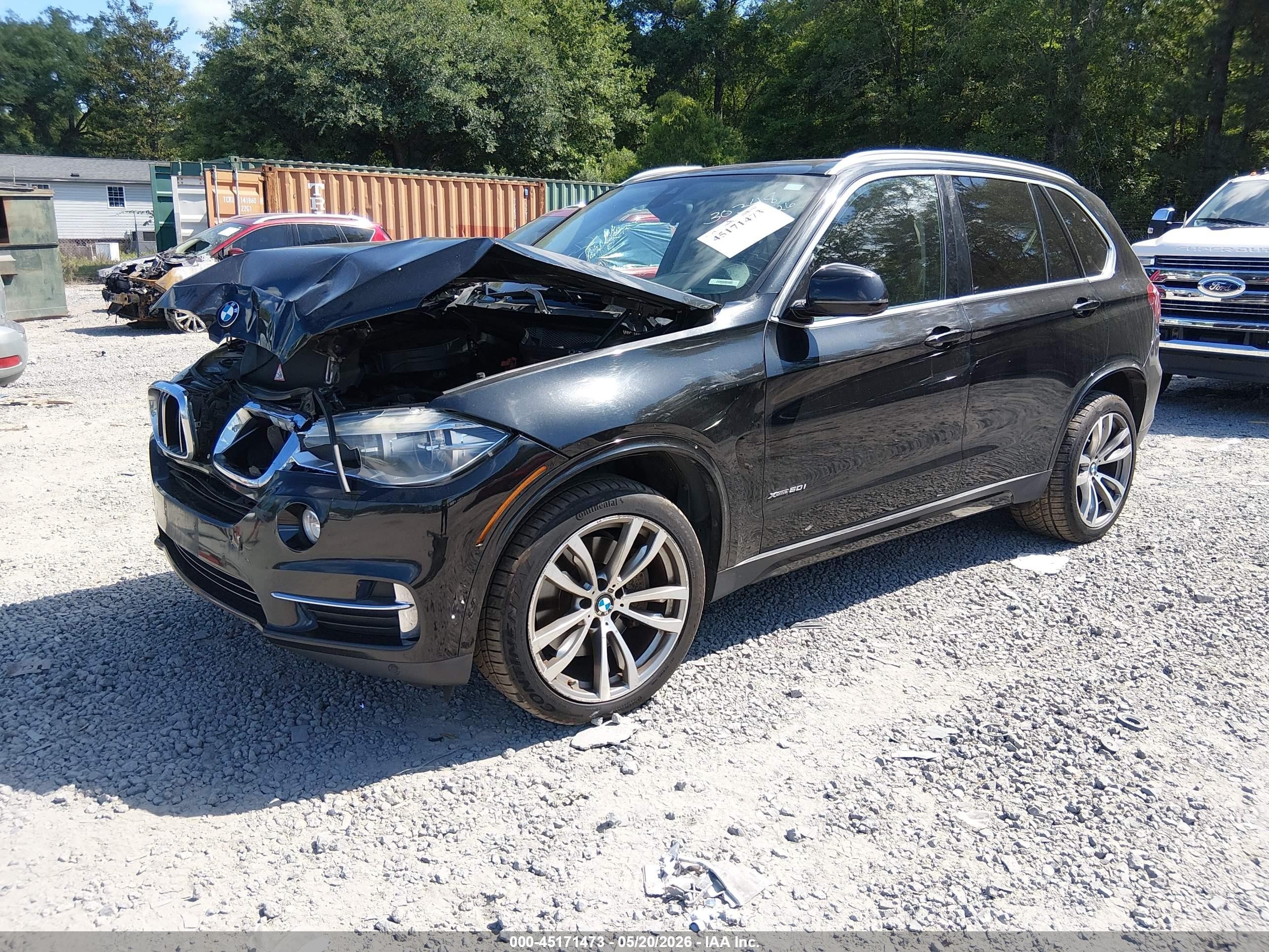 2014 Bmw X5 Xdrive50i Black vin: 5UXKR6C53E0C03305