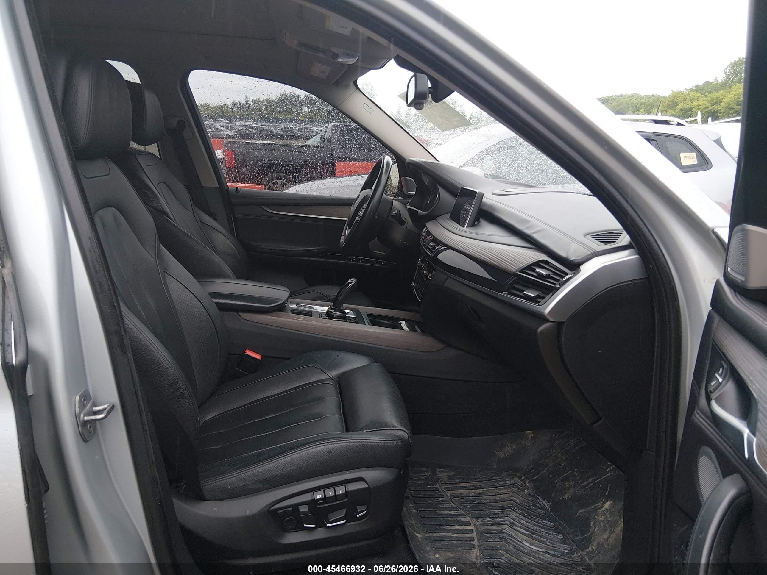 2015 Bmw X5 Xdrive50i Silver vin: 5UXKR6C53F0J74709