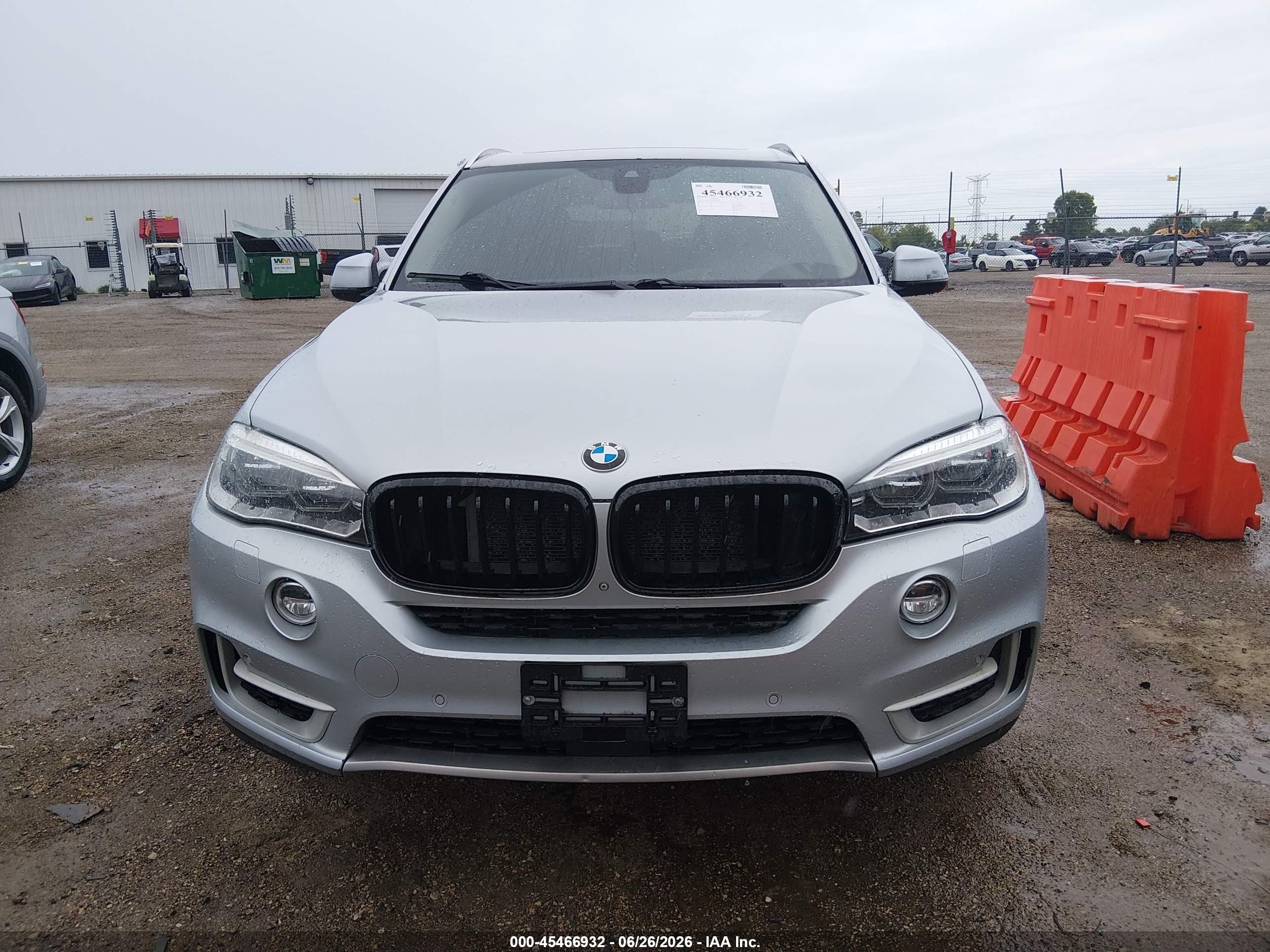 2015 Bmw X5 Xdrive50i Silver vin: 5UXKR6C53F0J74709