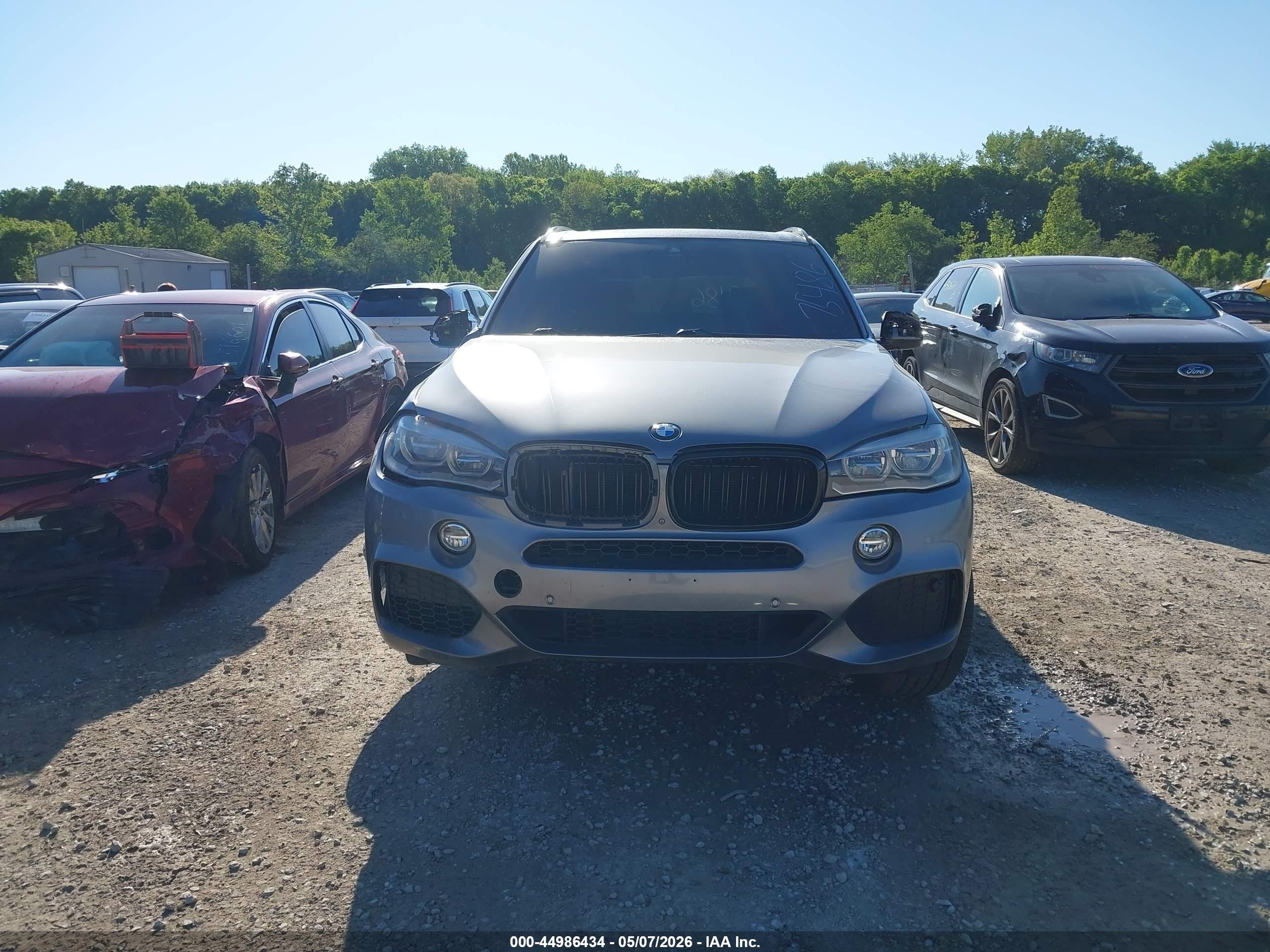 2015 Bmw X5 Xdrive50i Gray vin: 5UXKR6C53F0J75486