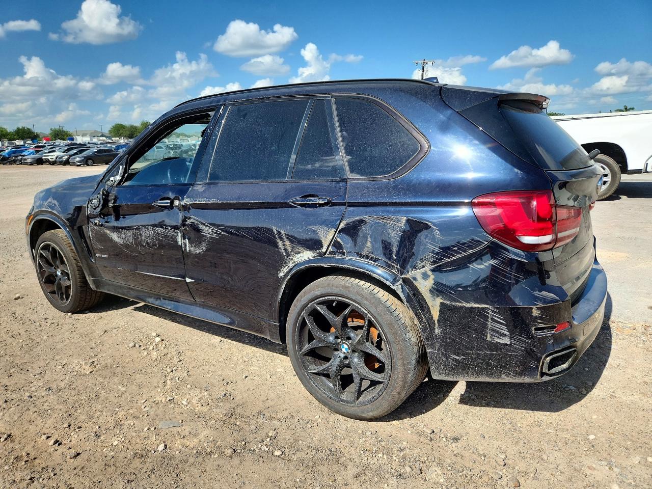2015 Bmw X5 Xdrive50i Blue vin: 5UXKR6C53F0J77416