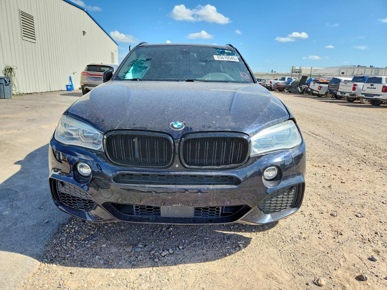 2015 Bmw X5 Xdrive50i Blue vin: 5UXKR6C53F0J77416
