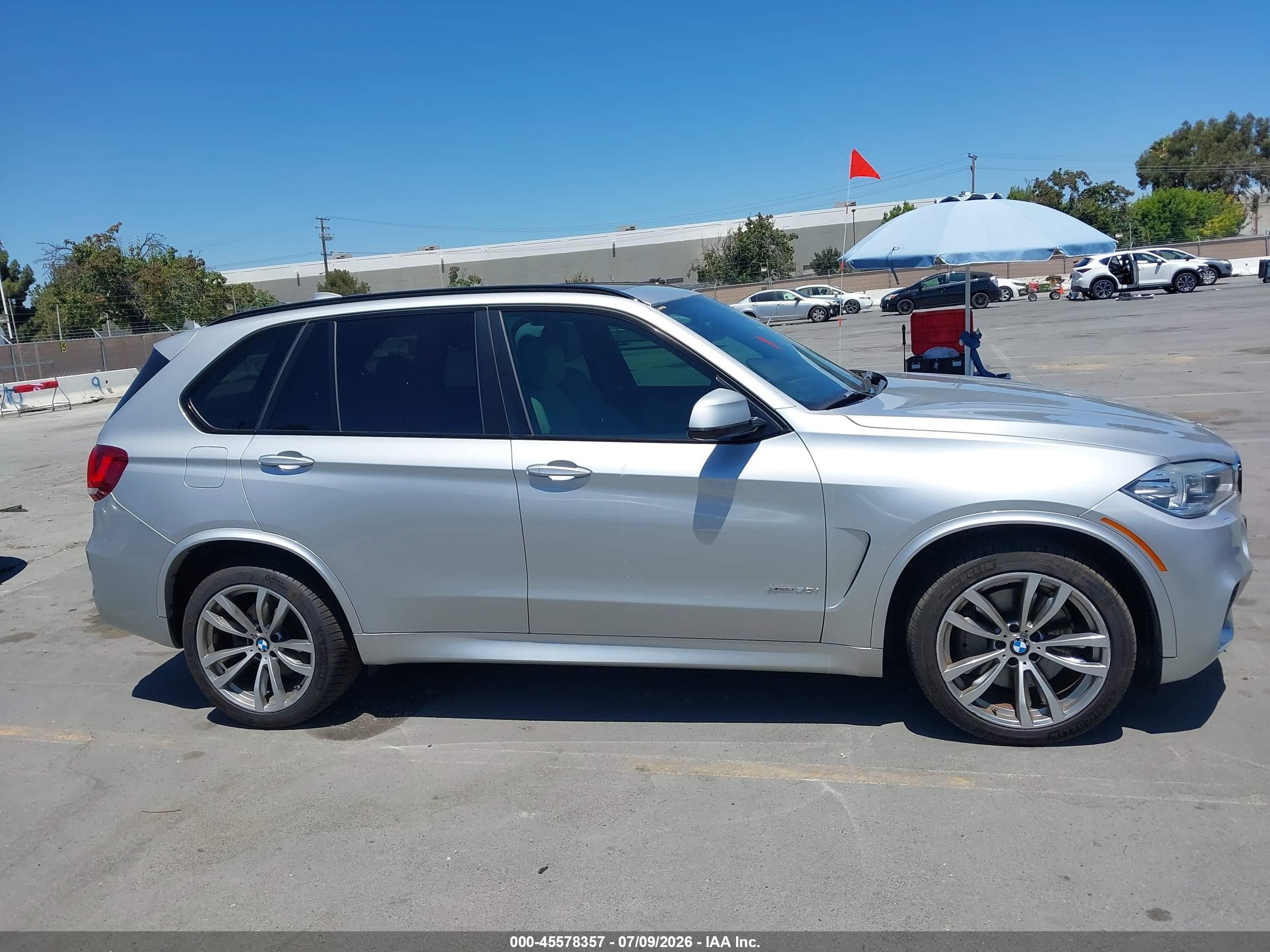2015 Bmw X5 Xdrive50i Silver vin: 5UXKR6C54F0J74654