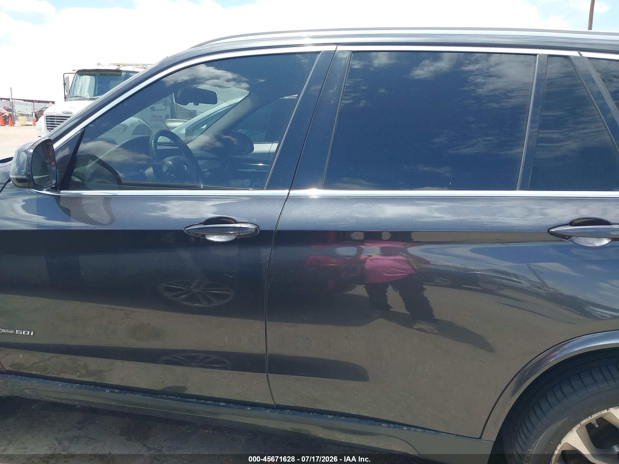 2015 Bmw X5 Xdrive50i Черный vin: 5UXKR6C54F0J77165