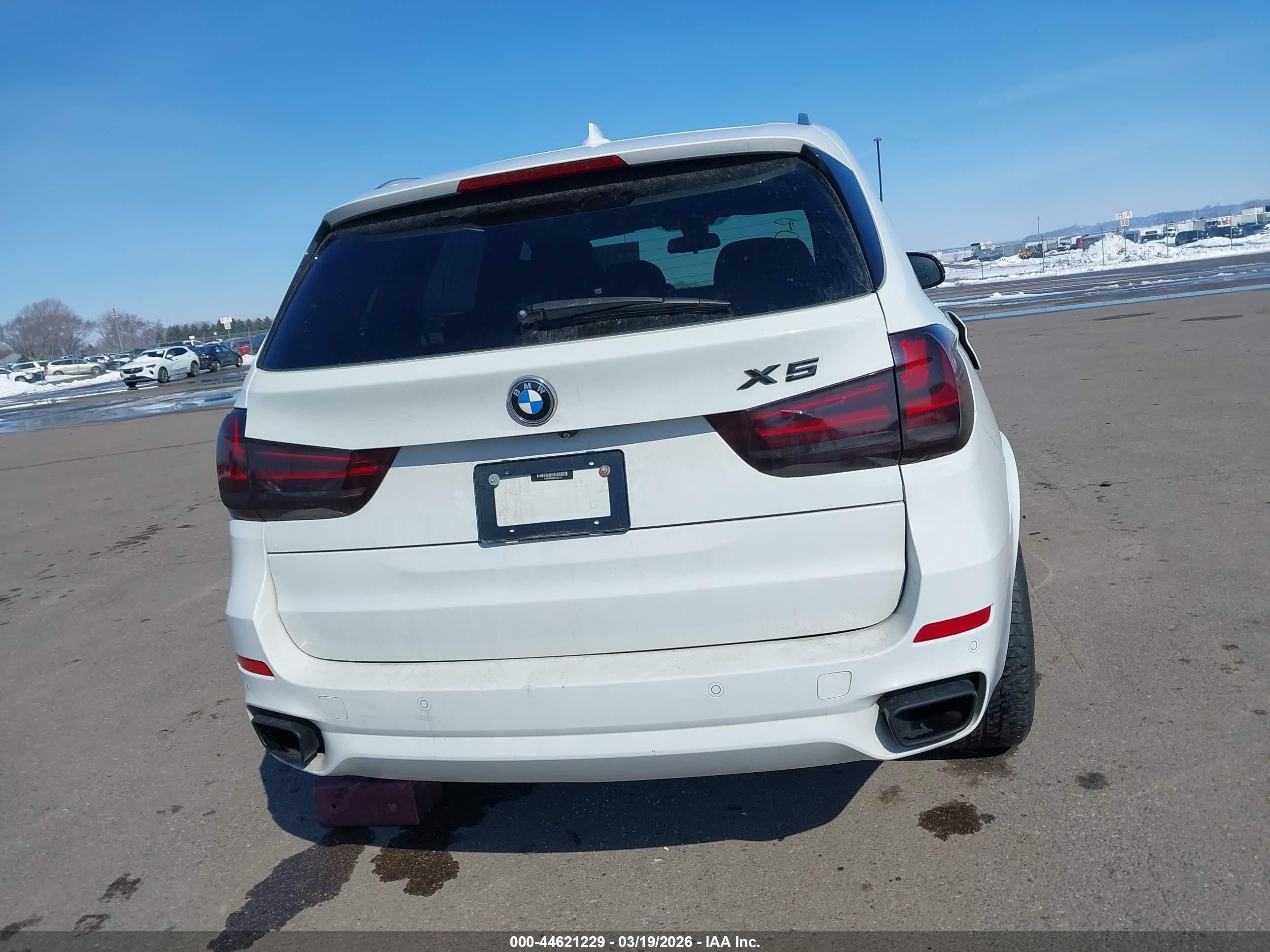 2014 Bmw X5 Xdrive50i White vin: 5UXKR6C55E0C02270