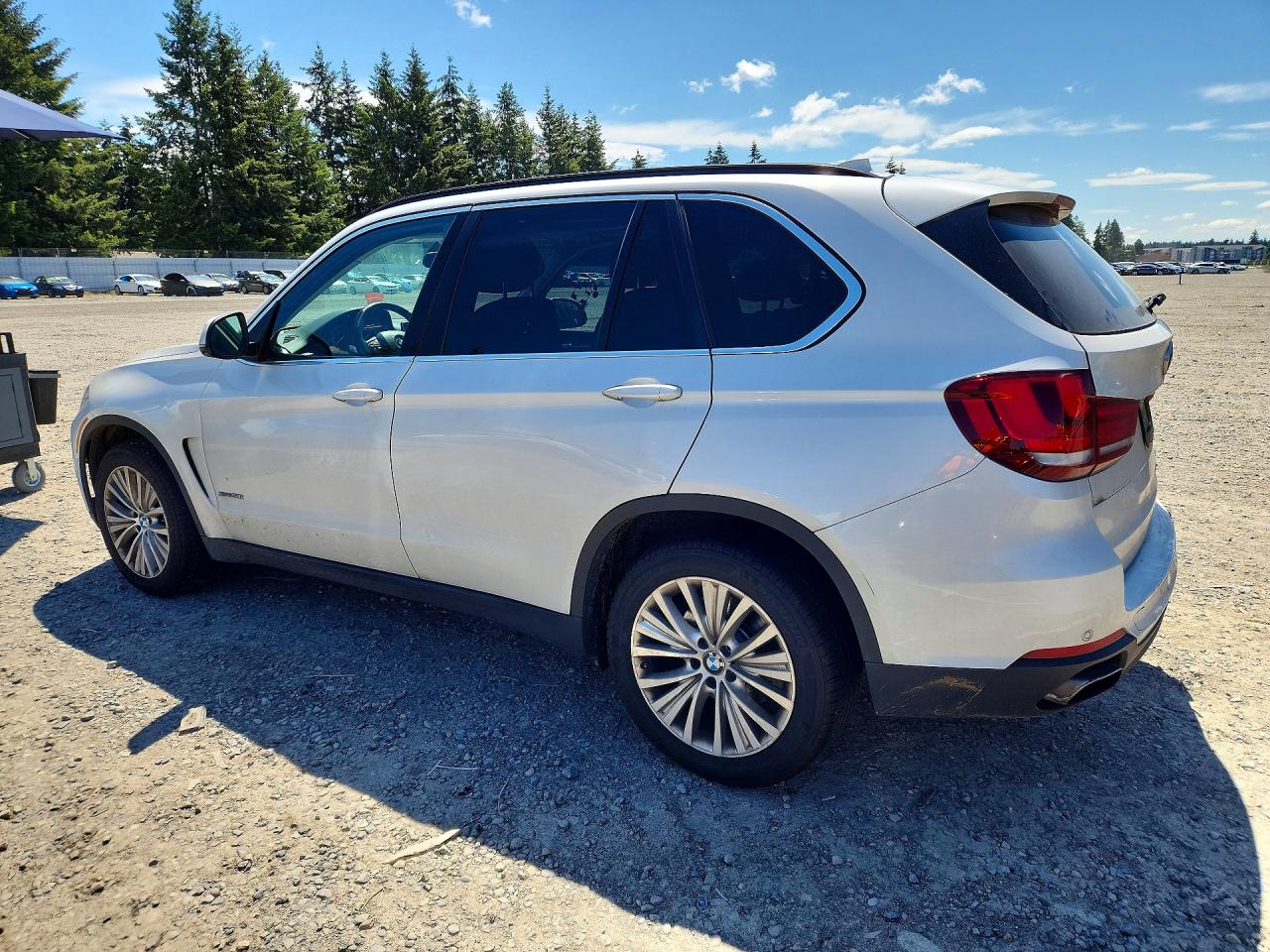 2015 Bmw X5 Xdrive50i White vin: 5UXKR6C55F0J74856