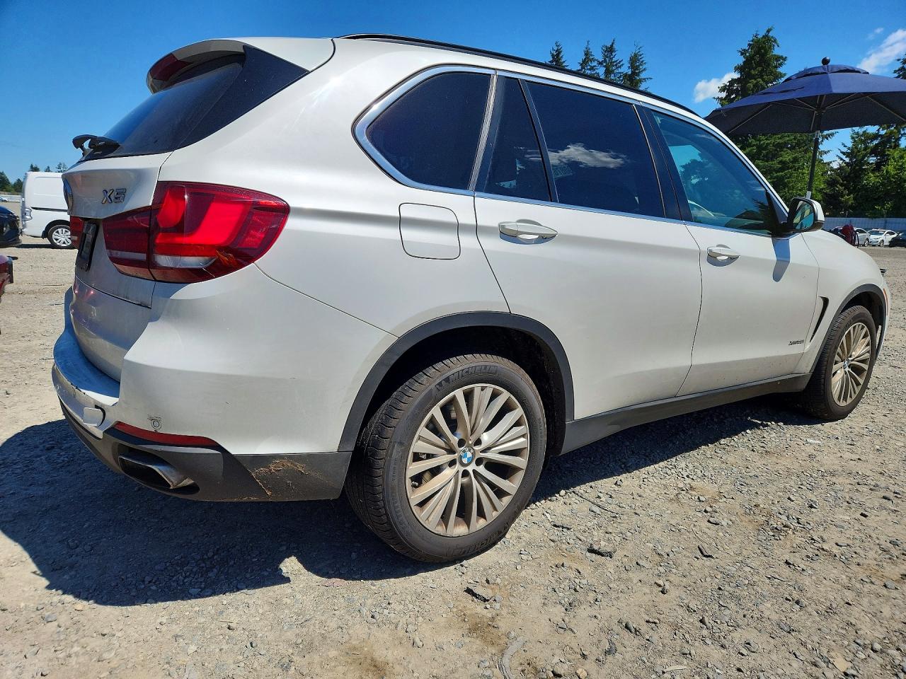 2015 Bmw X5 Xdrive50i White vin: 5UXKR6C55F0J74856