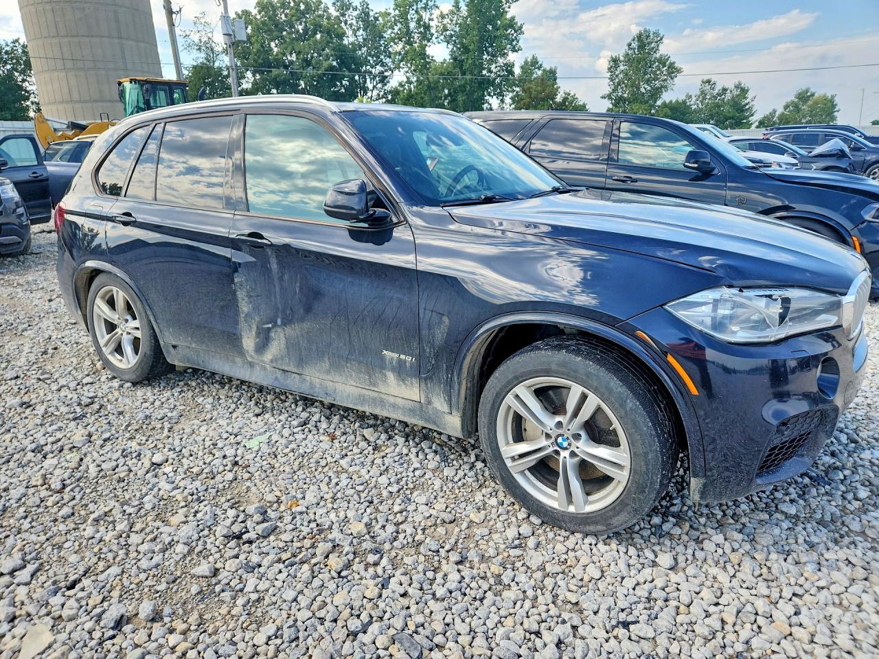2015 Bmw X5 Xdrive50i Blue vin: 5UXKR6C55F0J75280