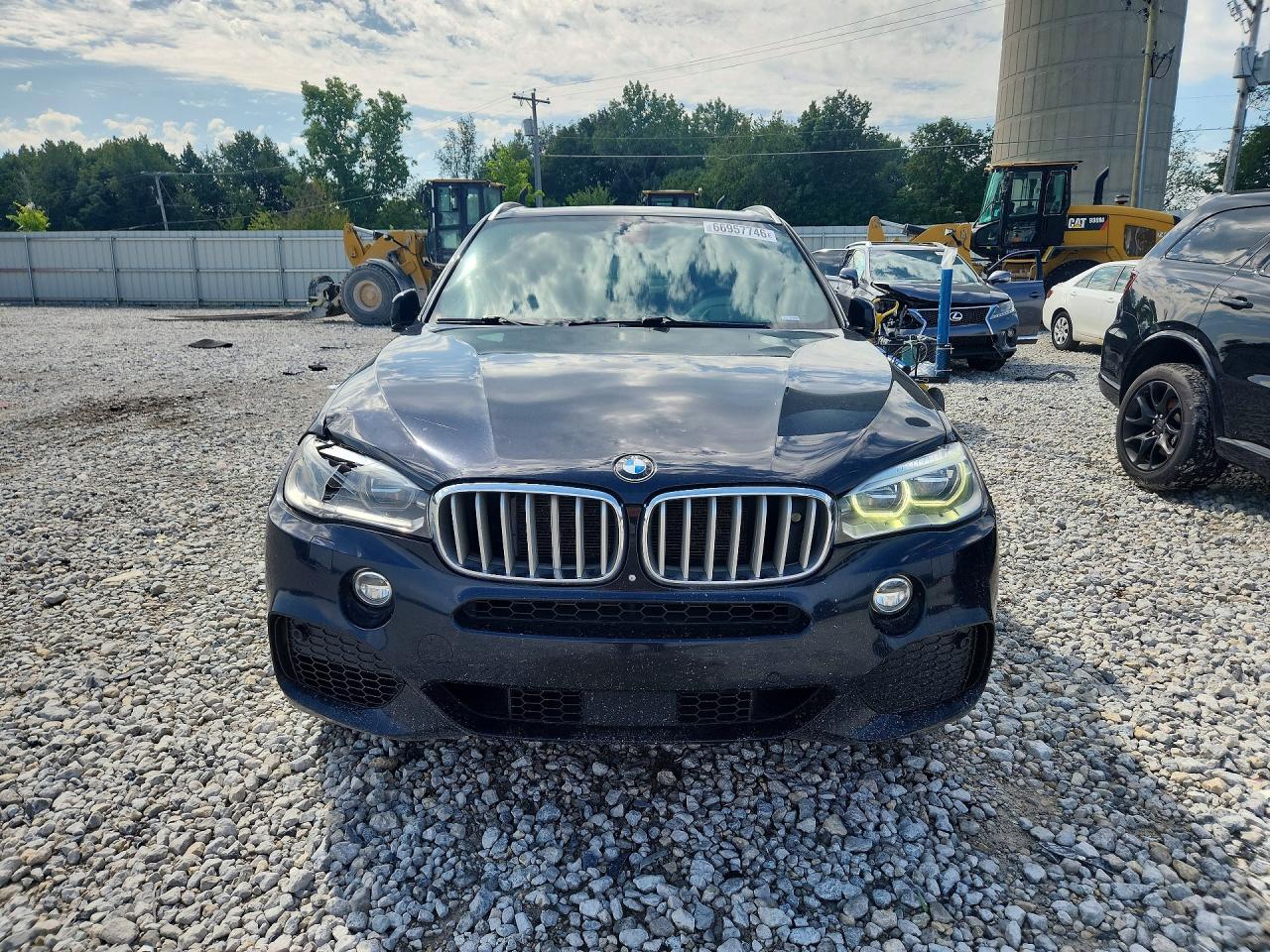 2015 Bmw X5 Xdrive50i Blue vin: 5UXKR6C55F0J75280