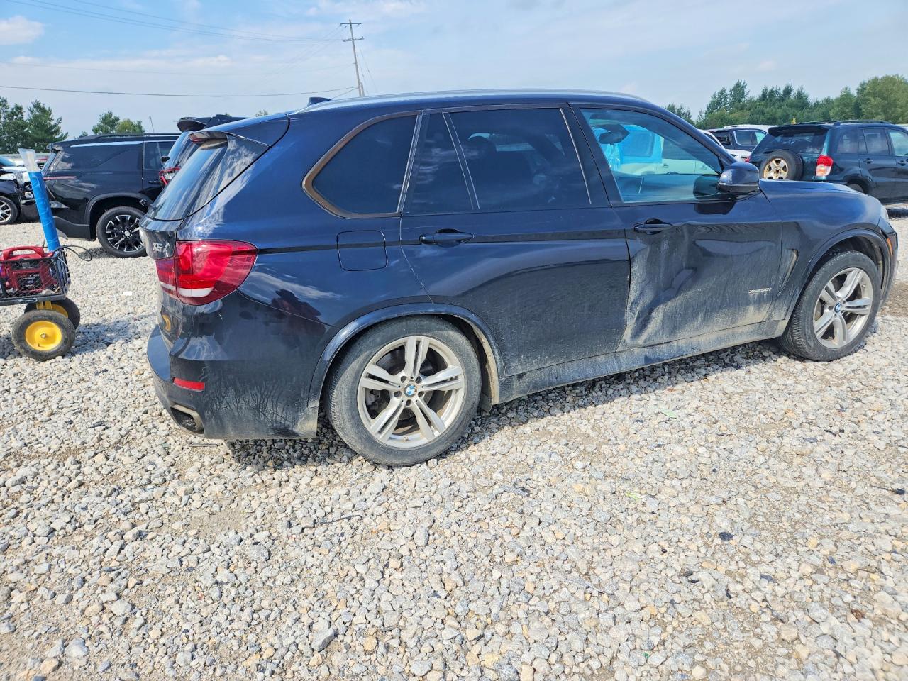 2015 Bmw X5 Xdrive50i Blue vin: 5UXKR6C55F0J75280