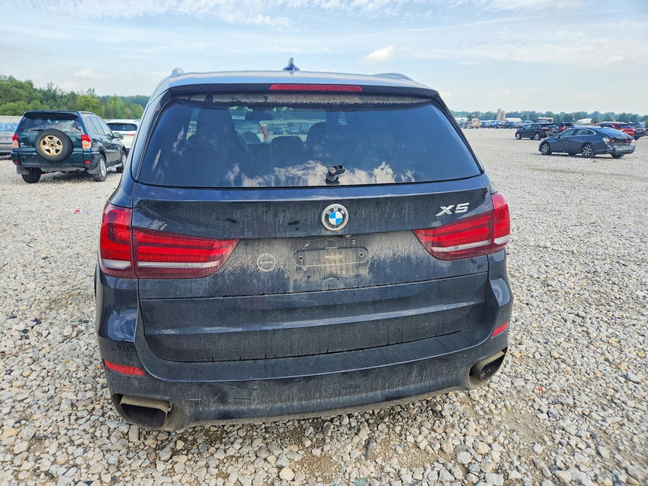 2015 Bmw X5 Xdrive50i Blue vin: 5UXKR6C55F0J75280