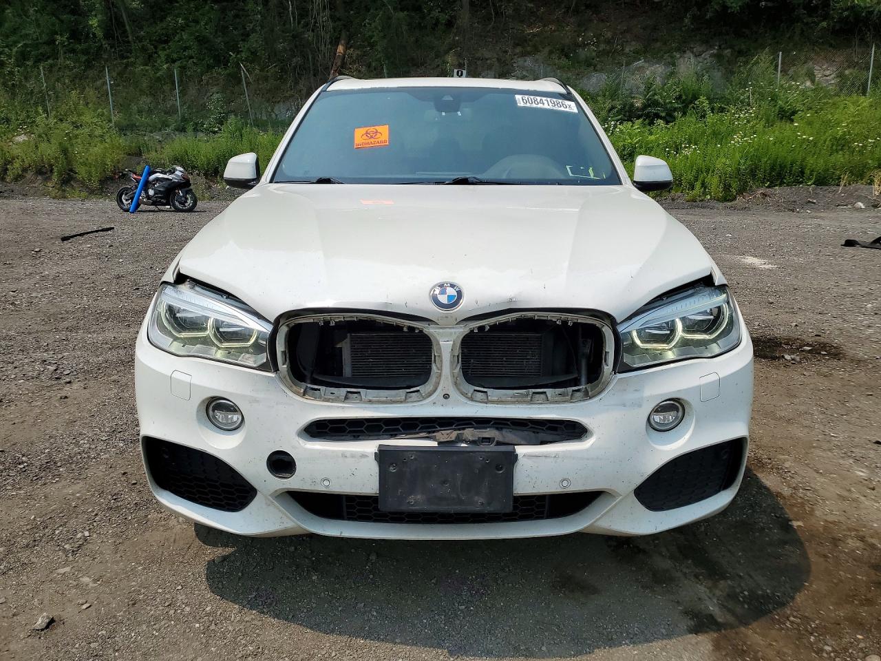 2015 Bmw X5 Xdrive50i Белый vin: 5UXKR6C55F0J75697